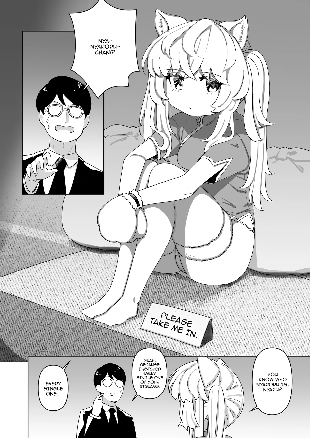 Pure Pure Vtuber Nyaroru-chan page 3 full