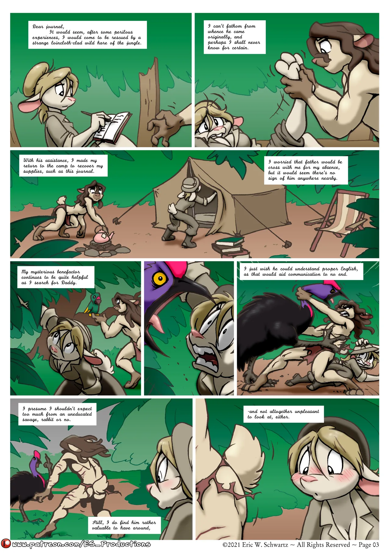 The Continuing Misadventures of Jane Cottontail: Chapter 2 - And Fluffy page 4 full