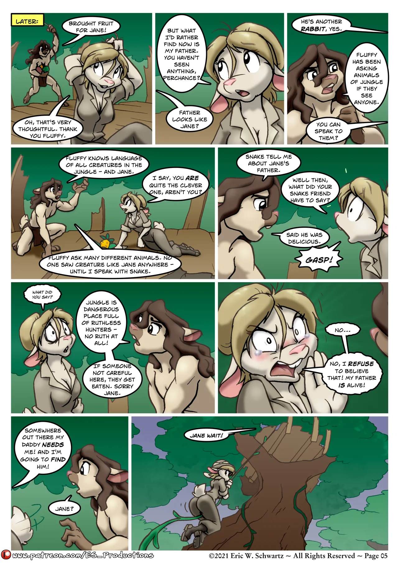 The Continuing Misadventures of Jane Cottontail: Chapter 2 - And Fluffy page 6 full