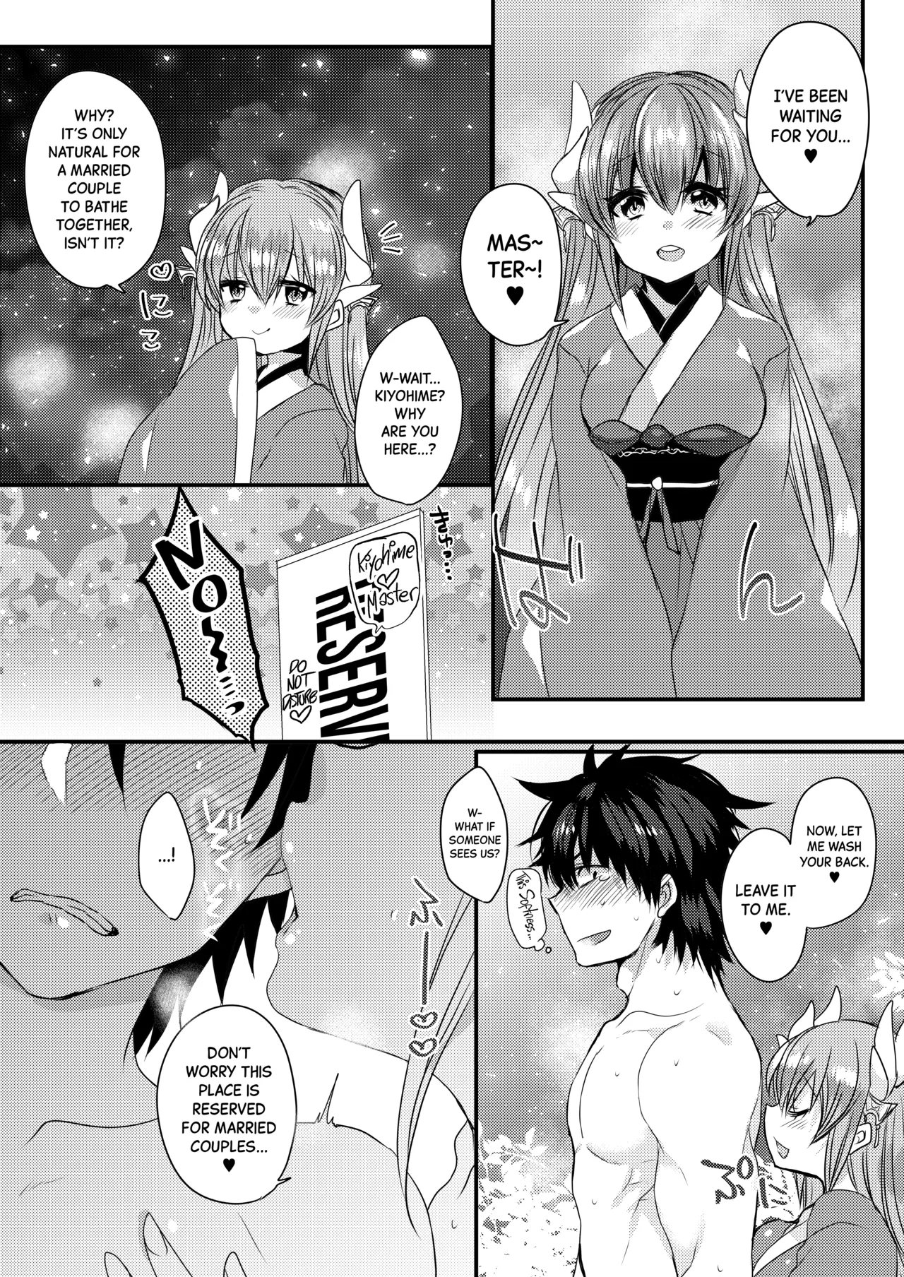 Kiyohime to Love Love Ofuro Time | Lovey-dovey Bath Time with Kiyohime page 7 full