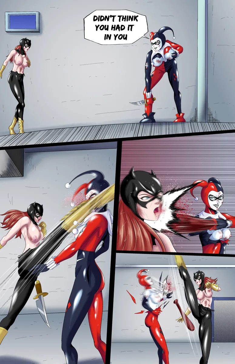Batgirl vs Harleyquin page 5 full