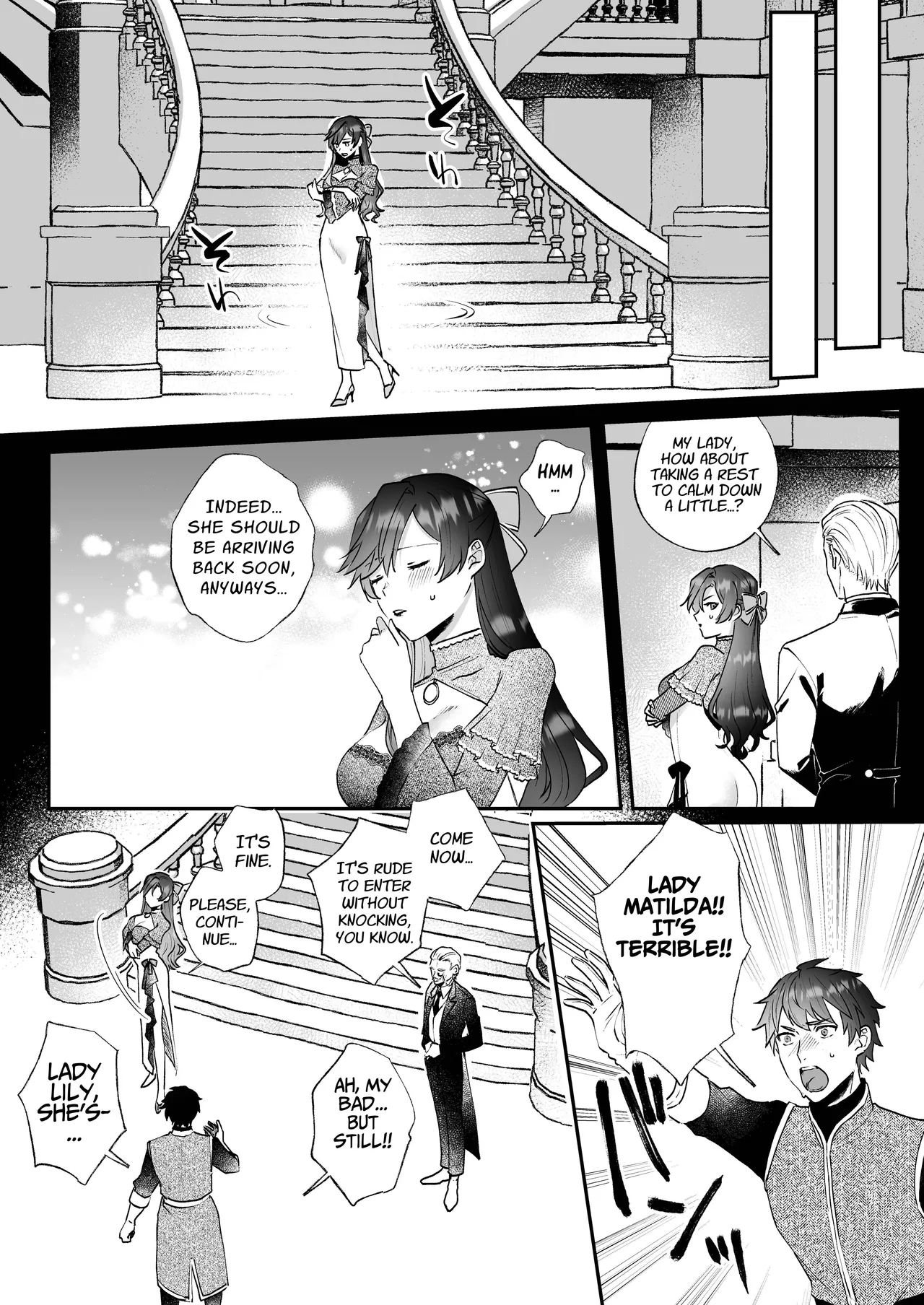 Danzai Route o Kaihi Shiyou to Shita Akuyaku Reijou wa Futanari Seijo no Imouto ni Dekiai Saremashita 2 | While Trying to Avoid Her Downfall, the Villainess Winds up Adored by her  Saint of a Sister! 2 page 4 full