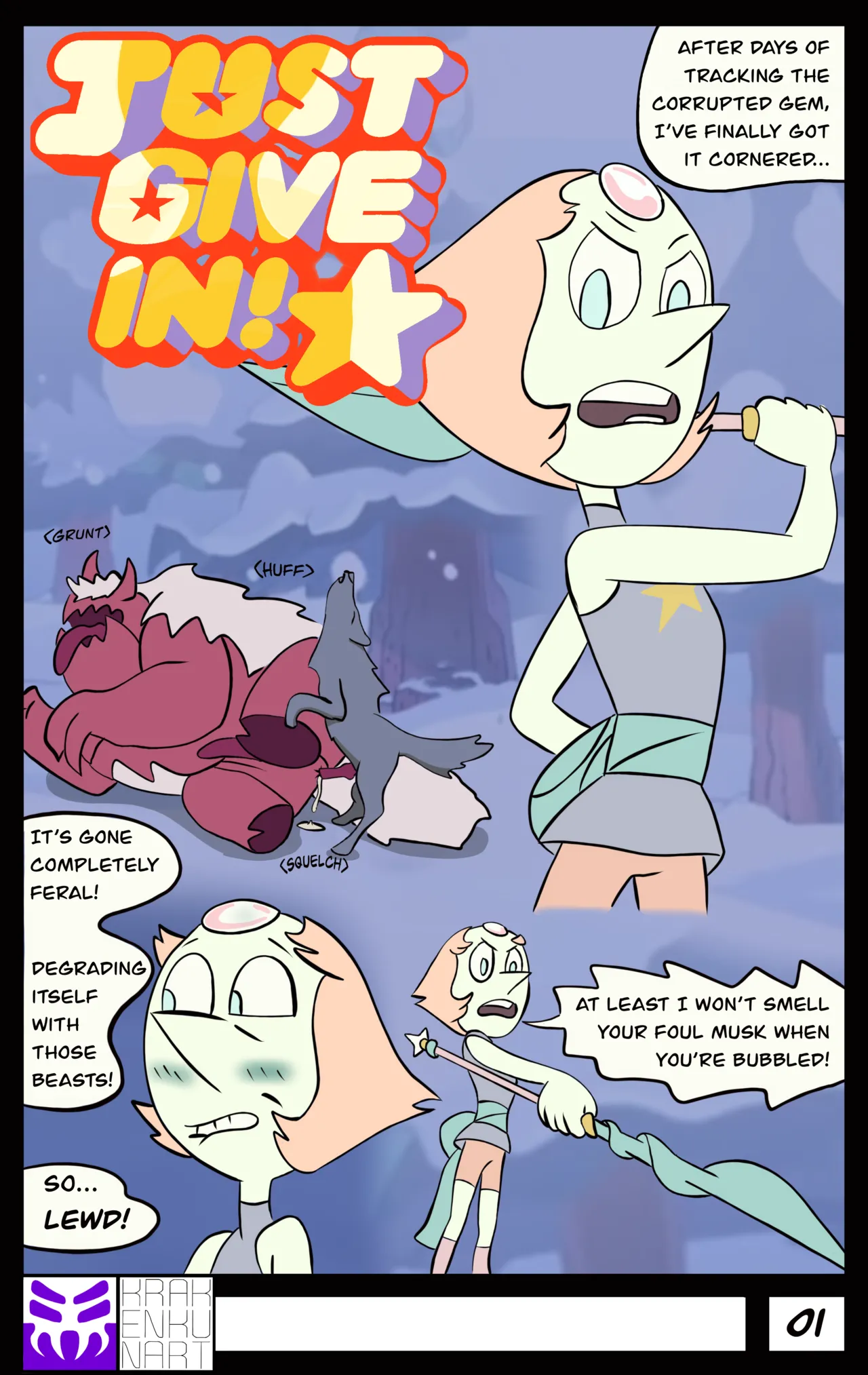 Just Give In! page 1 full