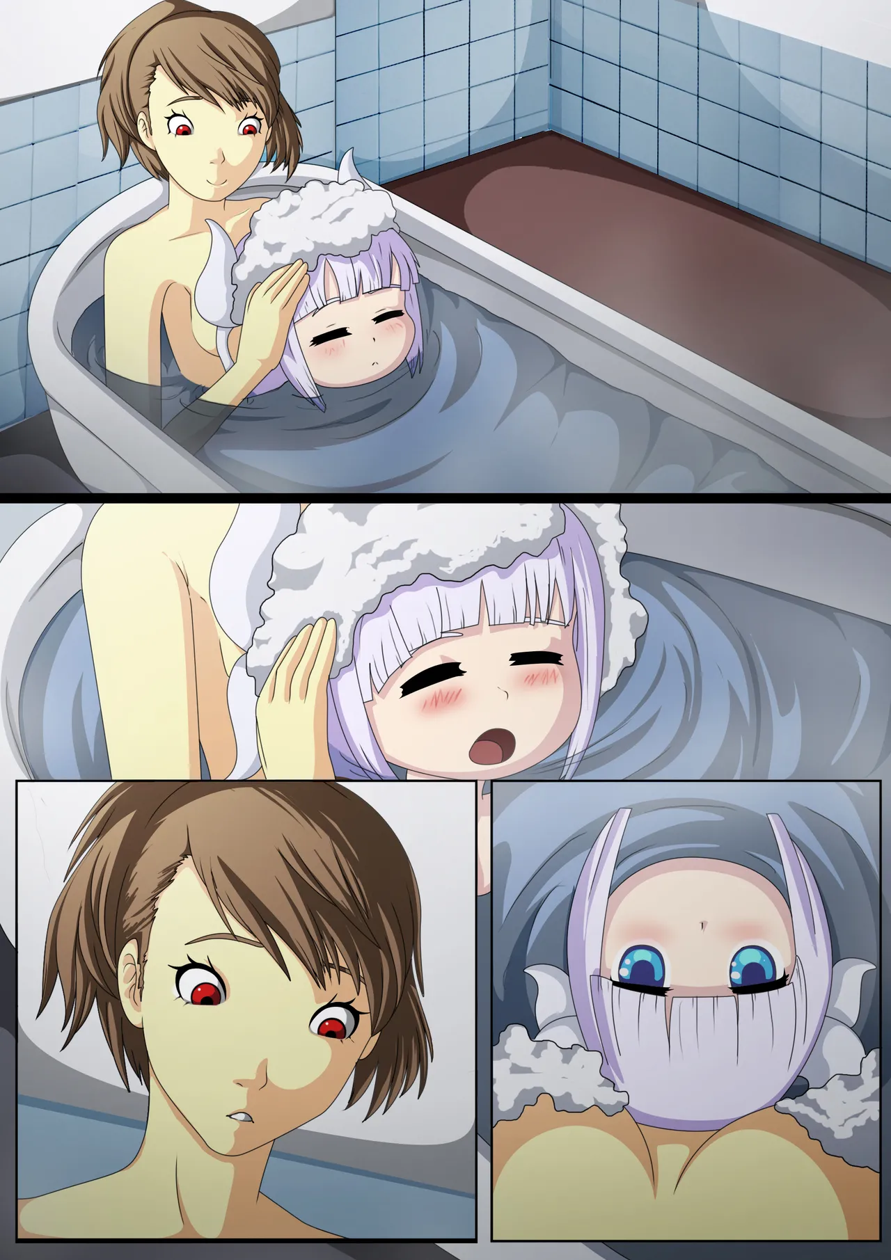 Unfinished Persona 3/Miss Kobayashi's Dragon Maid Comic page 2 full