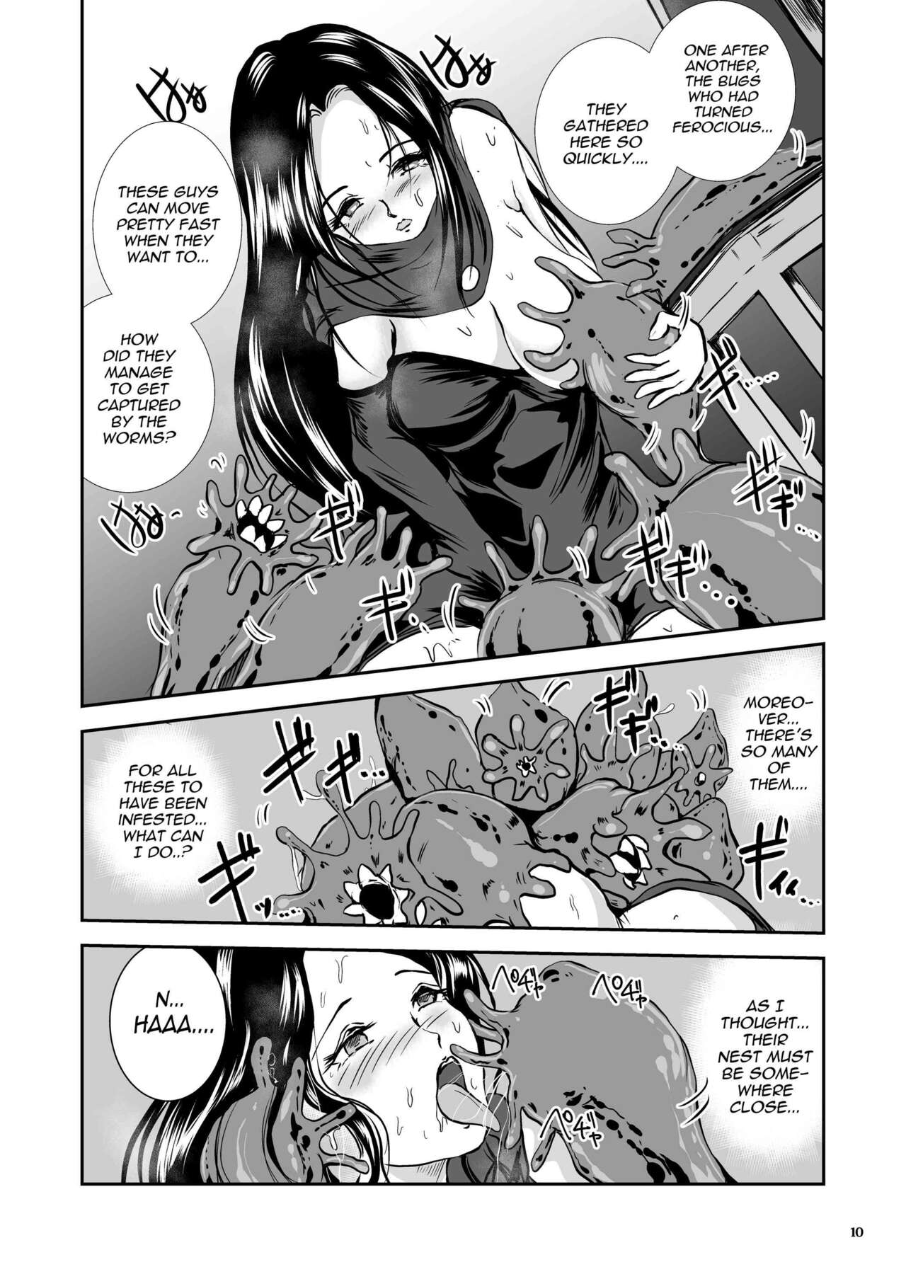 Parasitized Giant Slugs vs Sorceress of the Black Hair as Aura page 10 full