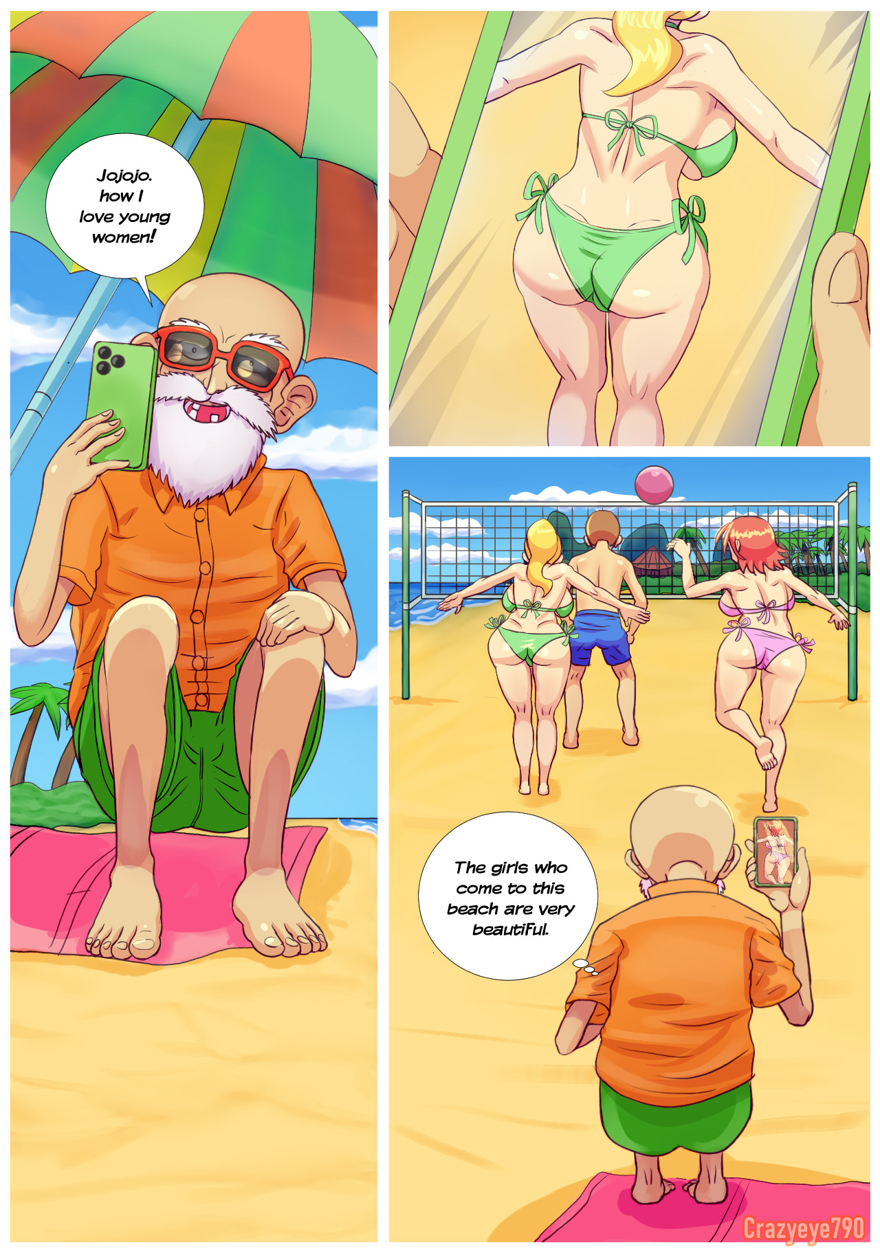 Bulma and Lunch page 3 full