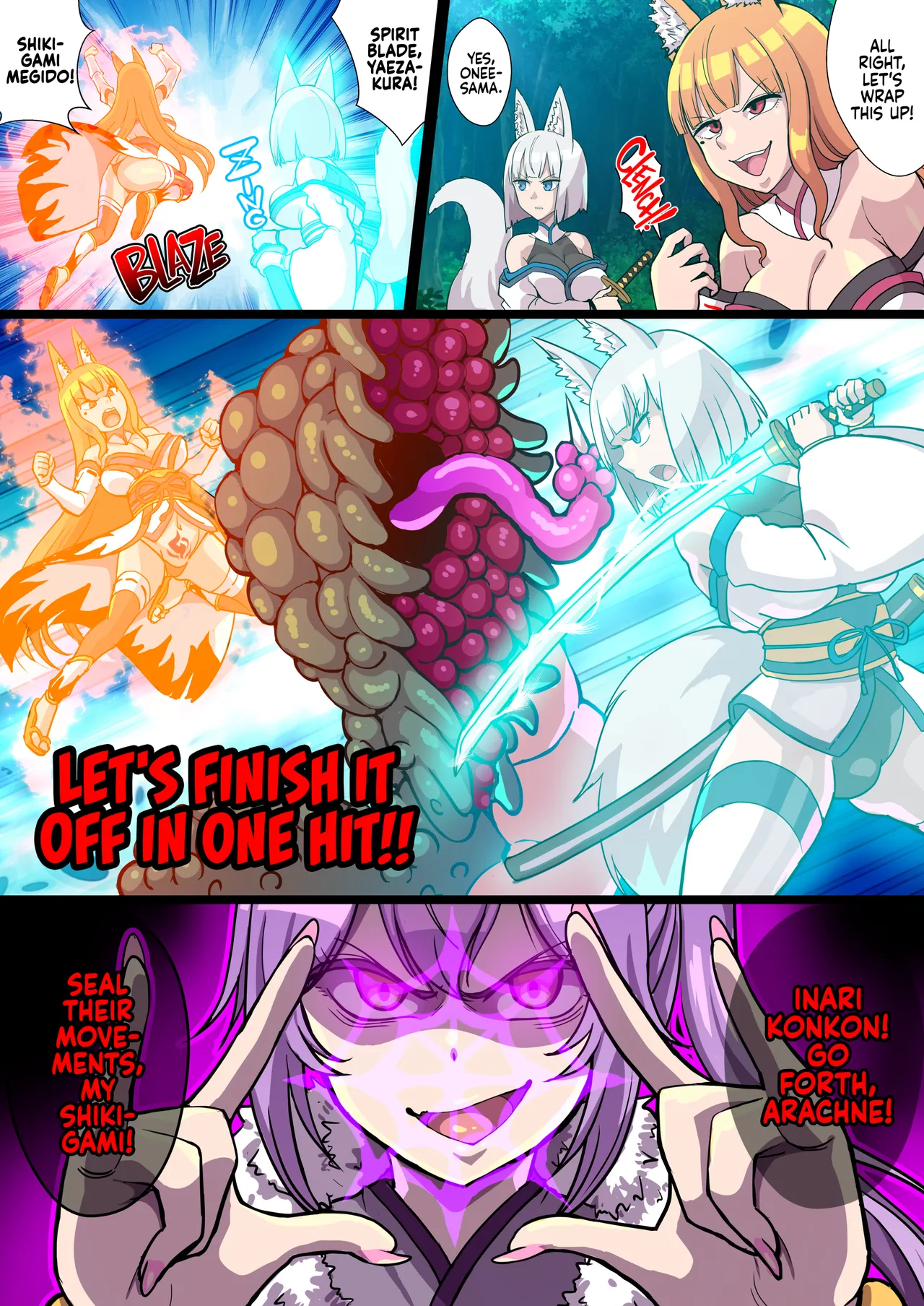 Futanari Kunoichi Nine Tails 1: Arachne page 7 full