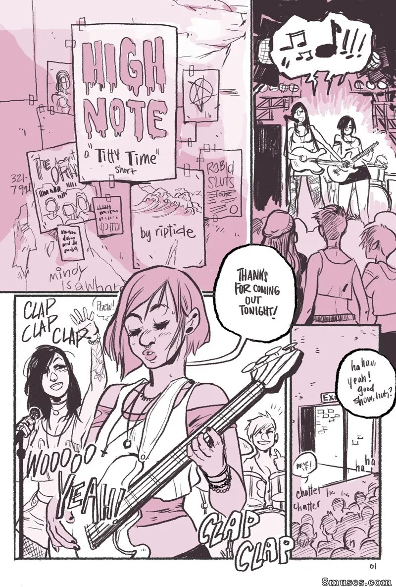 High Note - A Titty Time Short page 1 full