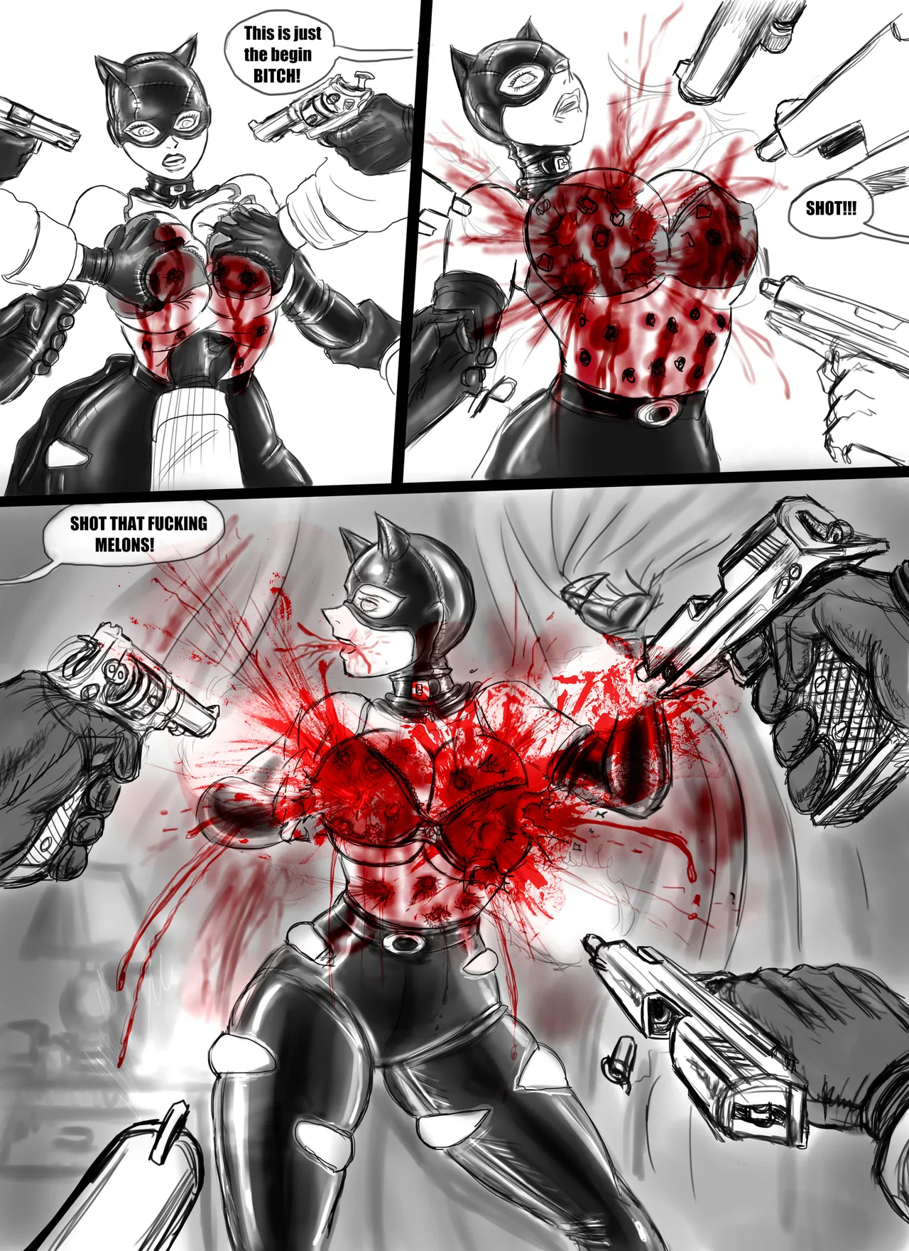 Catwoman Death and Destruction 2 page 9 full