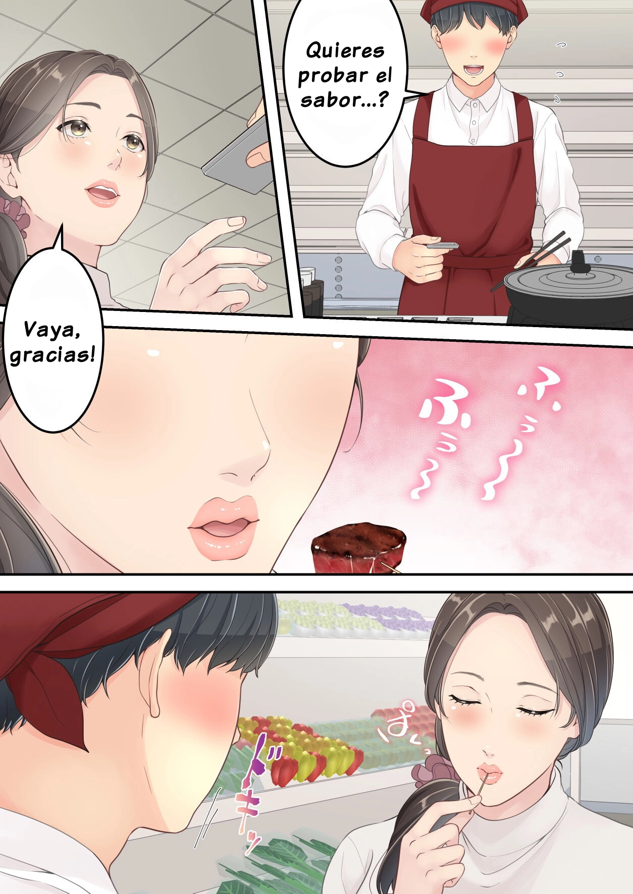 Matomo na Okaa-san ga Musuko to Onaidoshi na Otokonoko to Amaama Furin Ryokou shichau Hanashi page 3 full