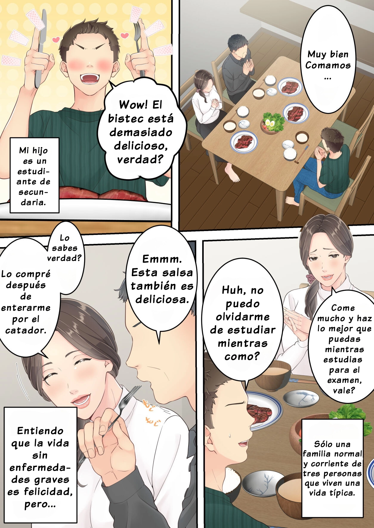 Matomo na Okaa-san ga Musuko to Onaidoshi na Otokonoko to Amaama Furin Ryokou shichau Hanashi page 7 full