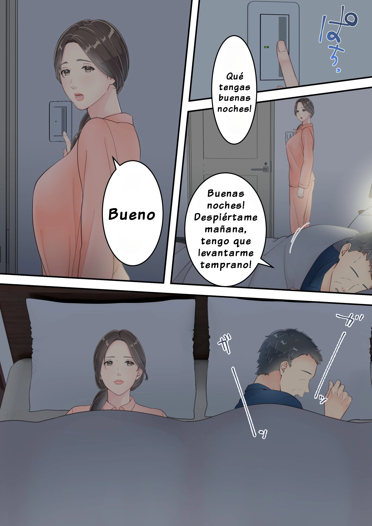 Matomo na Okaa-san ga Musuko to Onaidoshi na Otokonoko to Amaama Furin Ryokou shichau Hanashi page 8 full