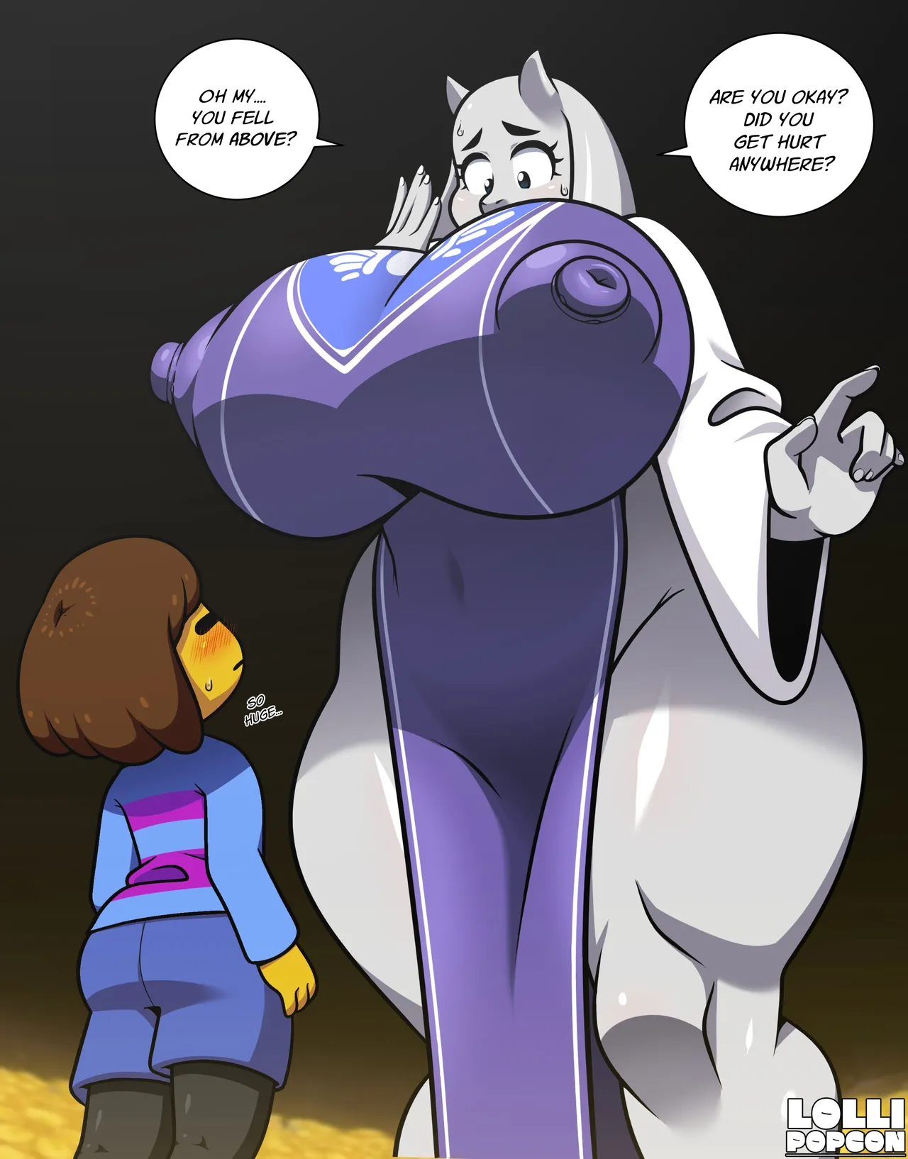 Meeting Toriel page 2 full