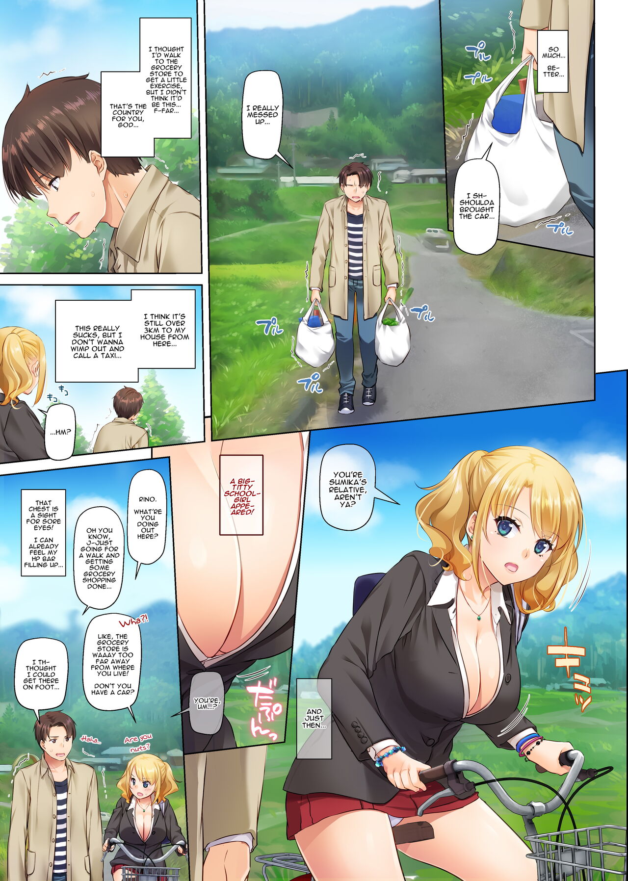 Inaka no Deaikei Gal wa Kyonyuu Shojo!? DLO-15 | Hooking Up With a Countryside Big-Titty Virgin - DLO-15 page 9 full