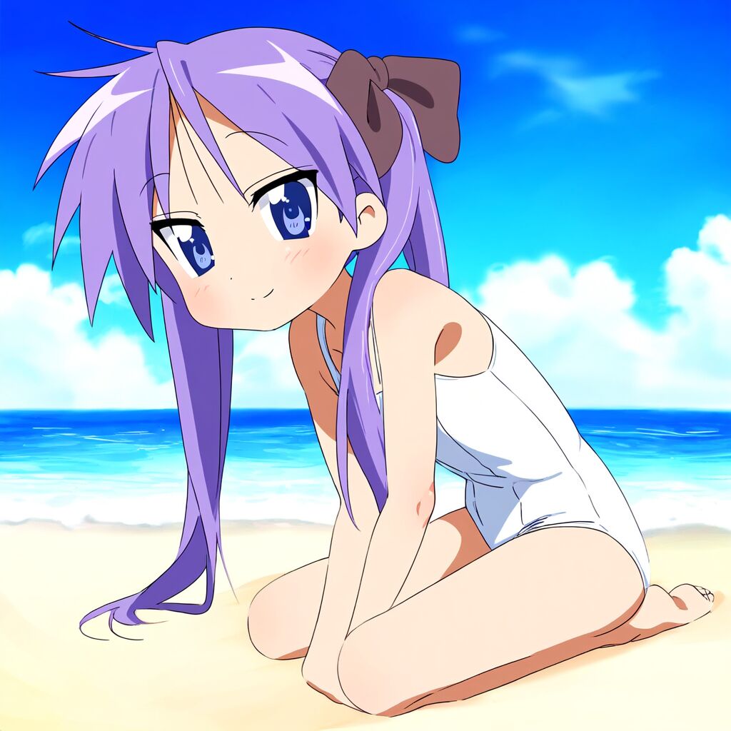 Kagami's Beach Day page 1 full