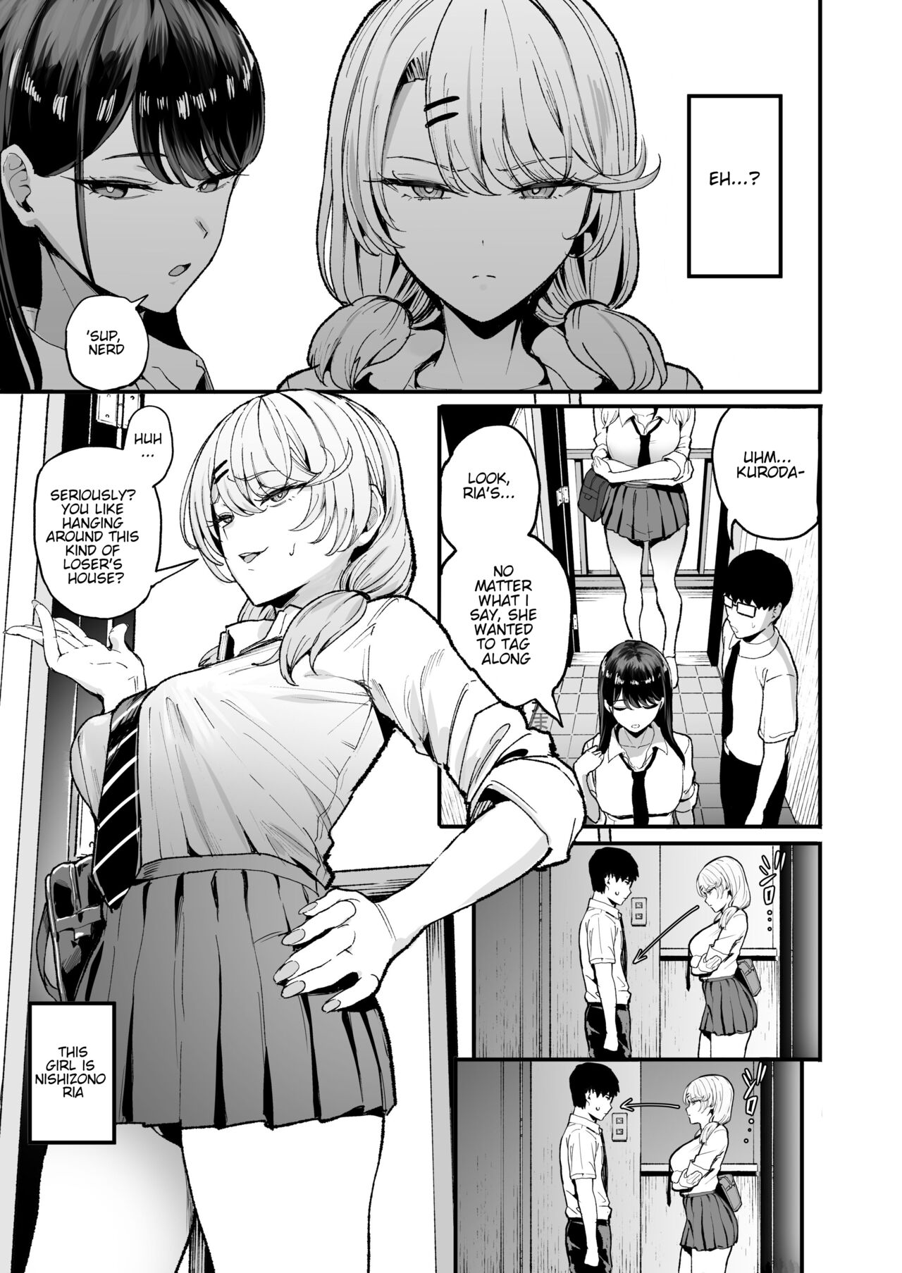 Iribitari Gal ni Manko Tsukawasete Morau Hanashi 3 - The Gyaru I Hang Out with Lets Me Use Her Pussy 3 page 4 full