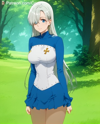 Elizabeth Liones hentai | Seven Deadly Sins fan art cover