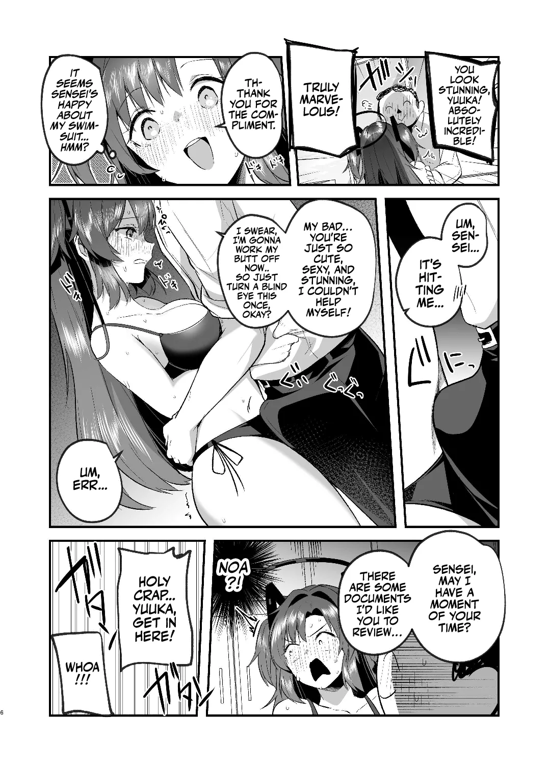 Yuuka to Midsummer no Asedaku Office SEX | A Midsummer's Steamy Sex Session page 6 full