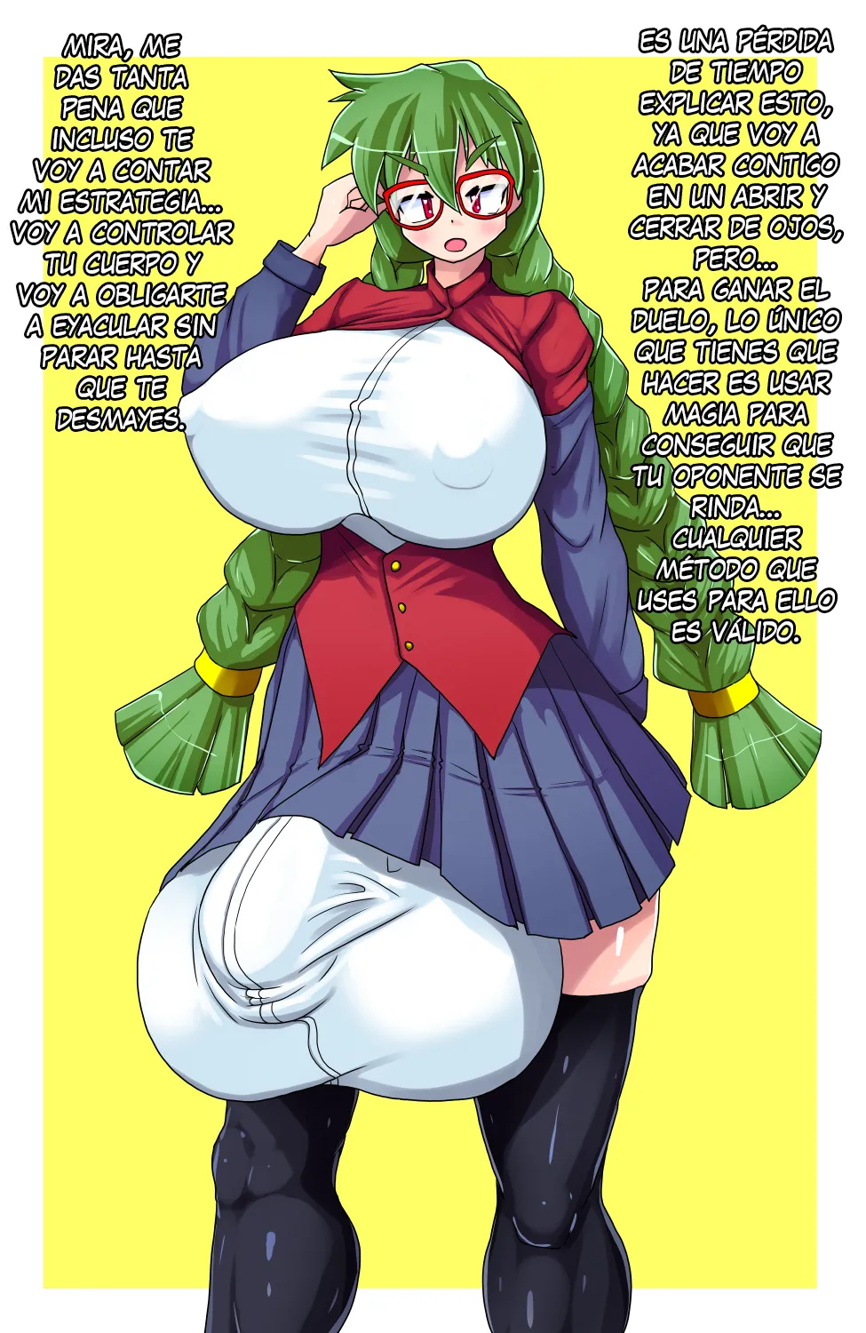 Kōmanna Mahōgaku ensei o Kyōsei Shasei Saseru Hanashi - La historia de cómo una arrogante estudiante de magia fue forzada a eyacular page 10 full