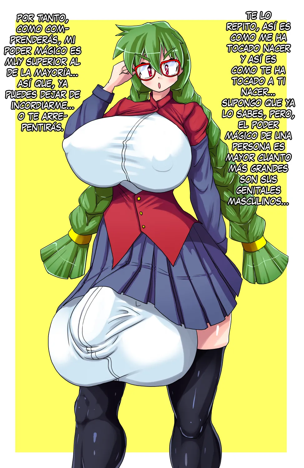 Kōmanna Mahōgaku ensei o Kyōsei Shasei Saseru Hanashi - La historia de cómo una arrogante estudiante de magia fue forzada a eyacular page 5 full