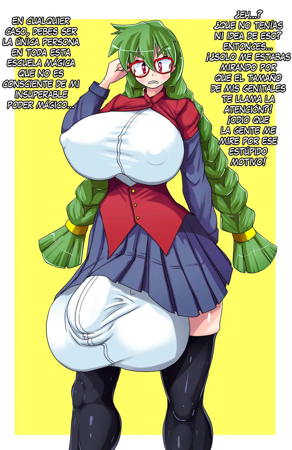 Kōmanna Mahōgaku ensei o Kyōsei Shasei Saseru Hanashi - La historia de cómo una arrogante estudiante de magia fue forzada a eyacular page 6 full