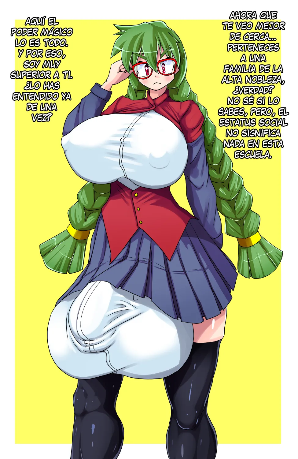 Kōmanna Mahōgaku ensei o Kyōsei Shasei Saseru Hanashi - La historia de cómo una arrogante estudiante de magia fue forzada a eyacular page 7 full