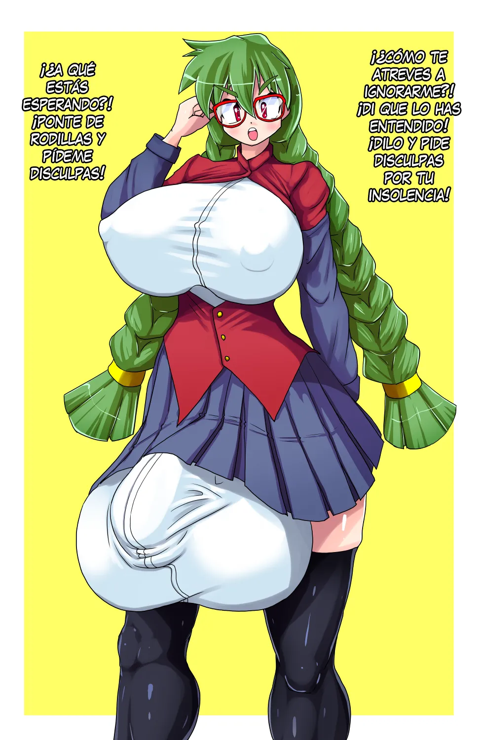 Kōmanna Mahōgaku ensei o Kyōsei Shasei Saseru Hanashi - La historia de cómo una arrogante estudiante de magia fue forzada a eyacular page 8 full