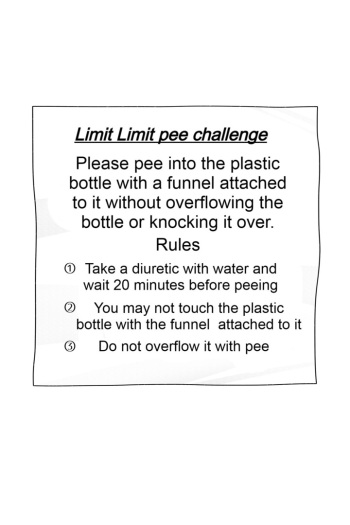 Limit Limit Pee Challenge cover
