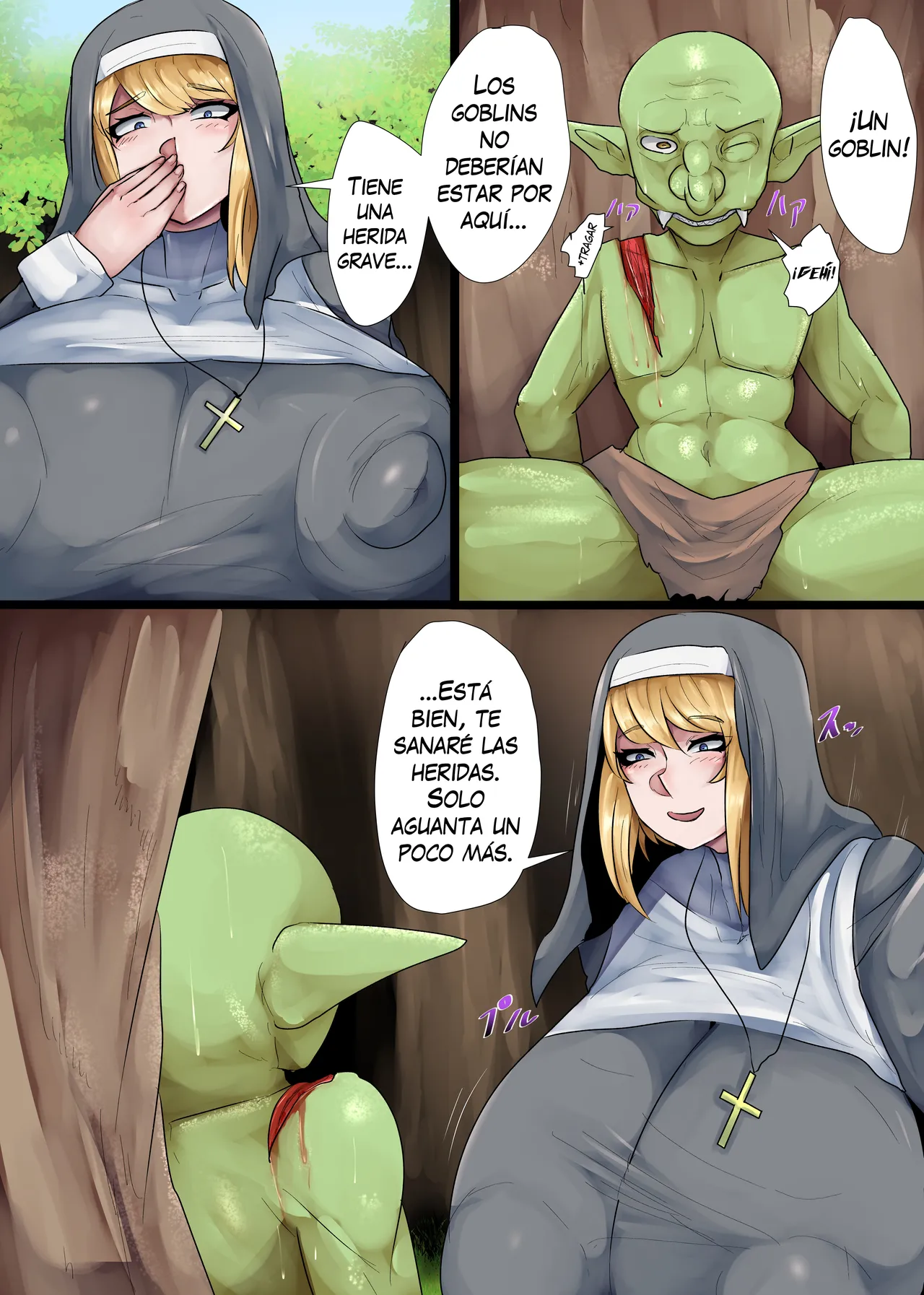 Bakunyuu Sister x Kyokon Goblin /  Hermana pechos grandes X gran polla duende page 3 full