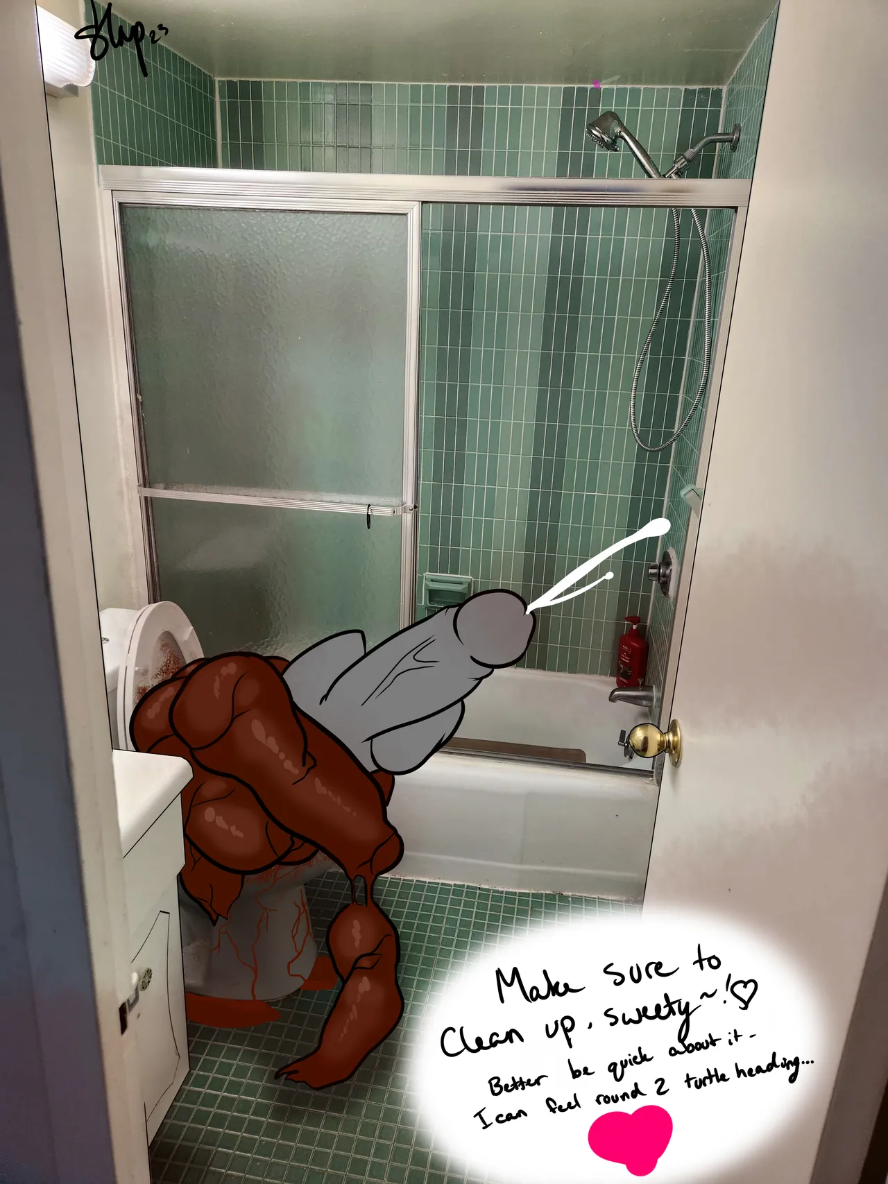 Gwen Takes Her Mornin' Dump page 6 full
