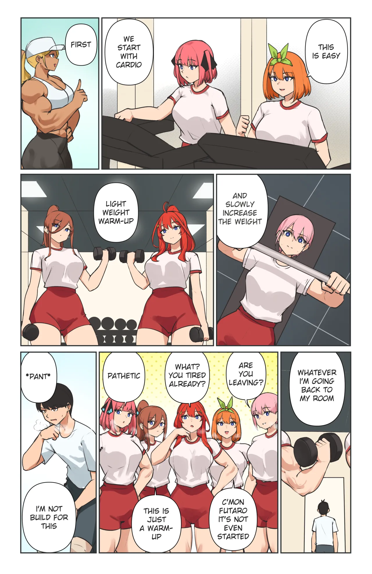 Quintessential Quintuplets Comic + Bonus comic page 4 full