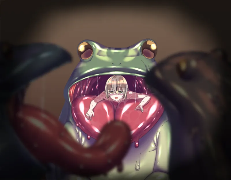 Shota ga dekai kaeru ni marunomisareru page 9 full