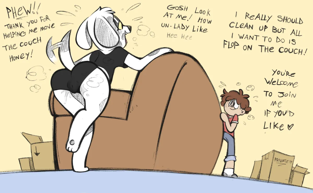 Portia Moves In!! page 1 full