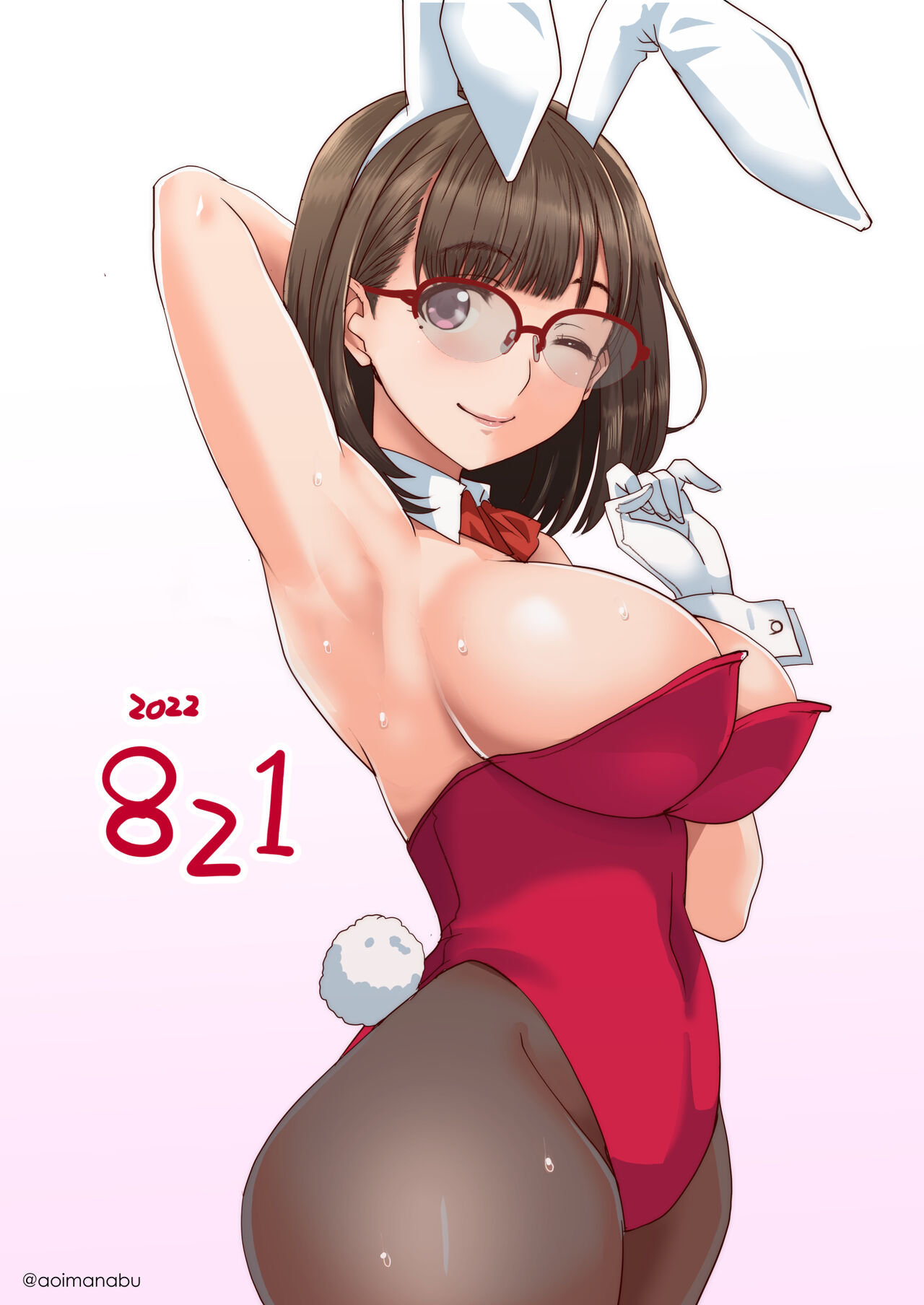22022-08-31 セルフ誕生日絵バニー寧々さん（差分込24枚） page 7 full