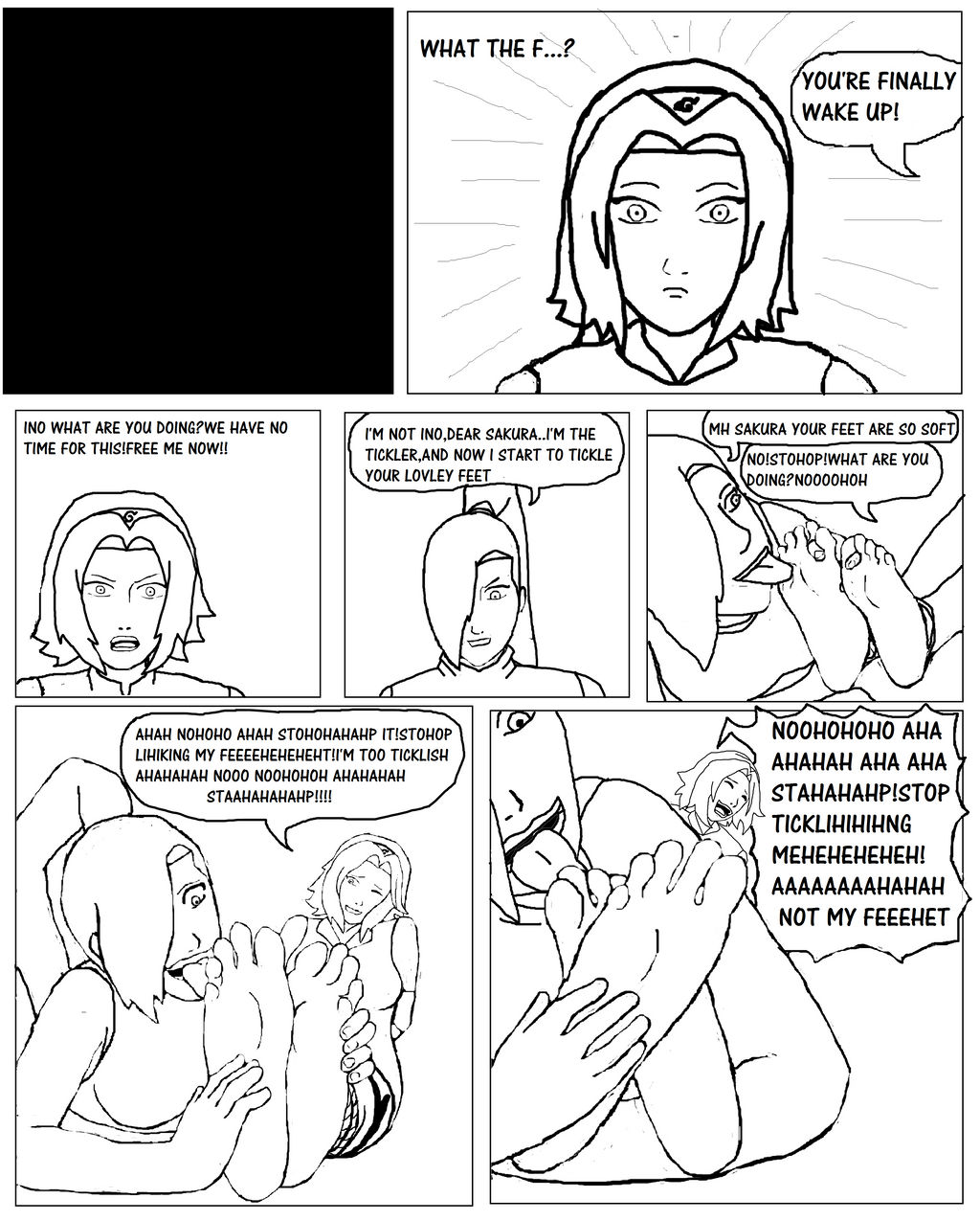 Narutobyrufy - Tickling Comic page 6 full