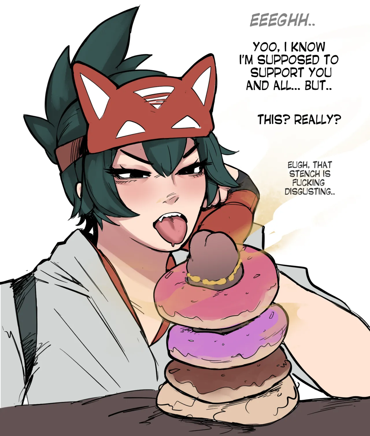 Kiriko Stacking Donuts on It page 4 full