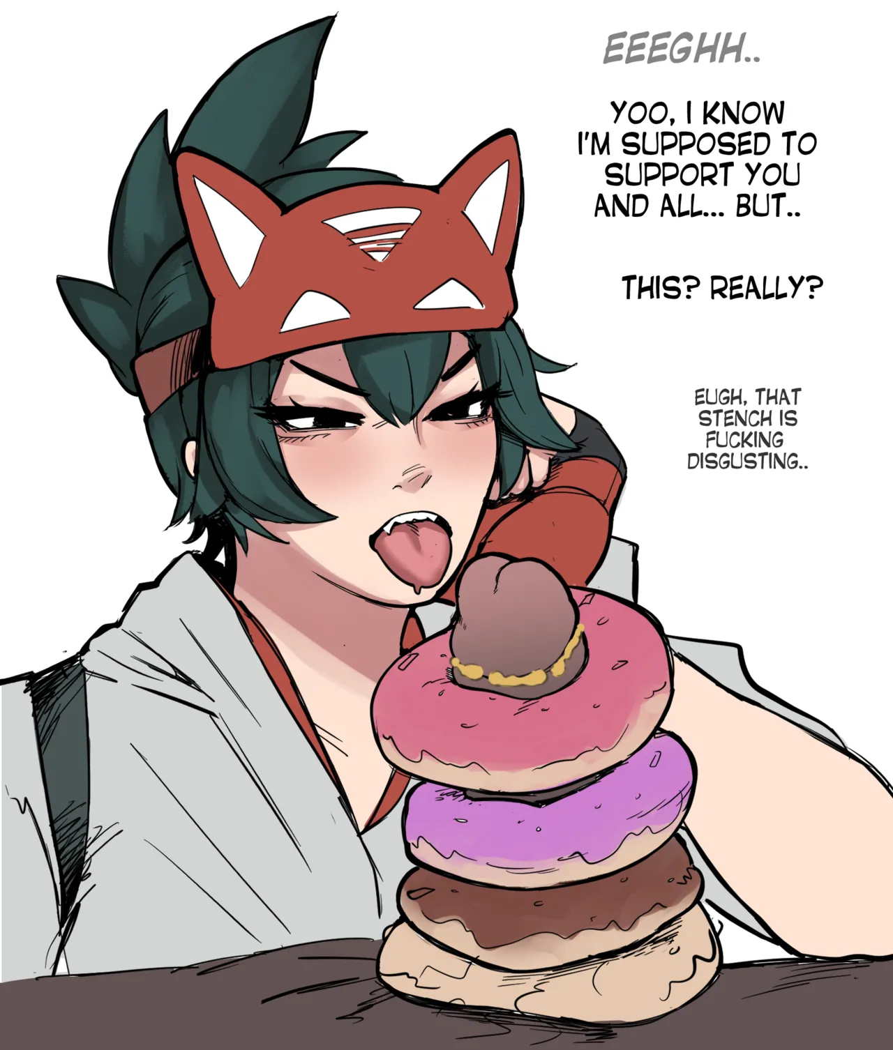 Kiriko Stacking Donuts on It page 5 full
