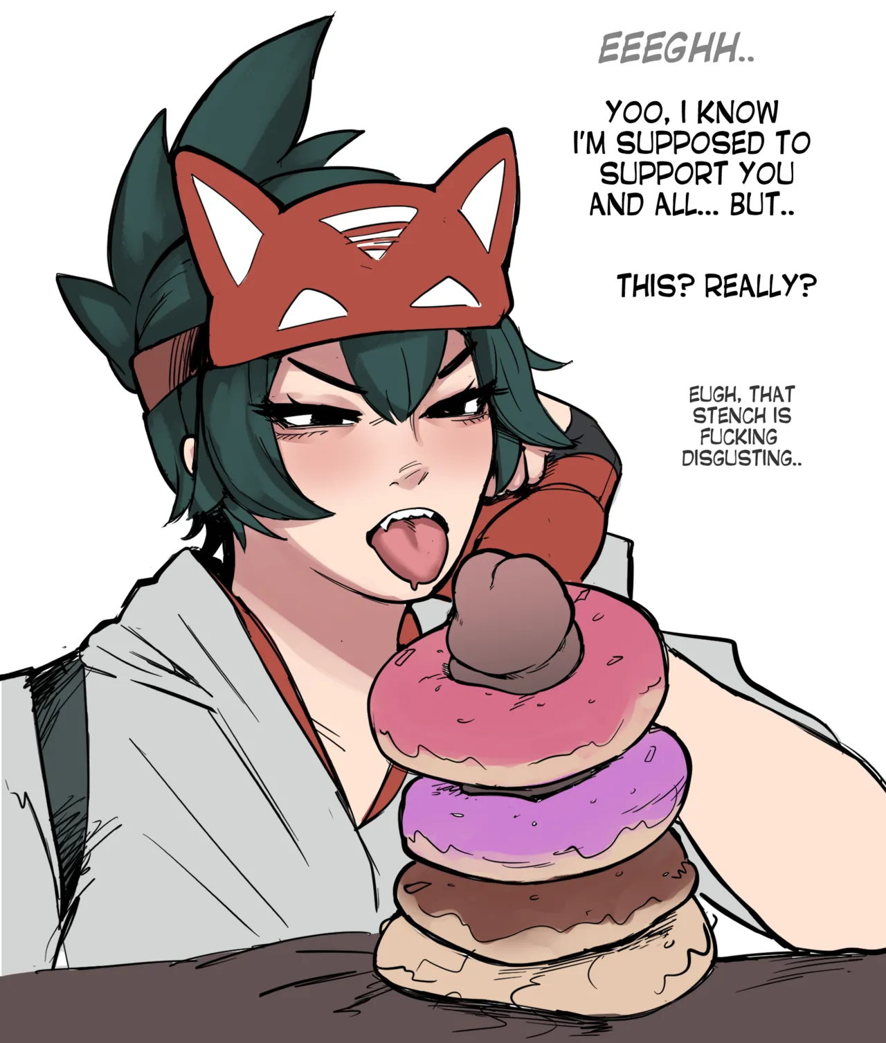 Kiriko Stacking Donuts on It page 6 full