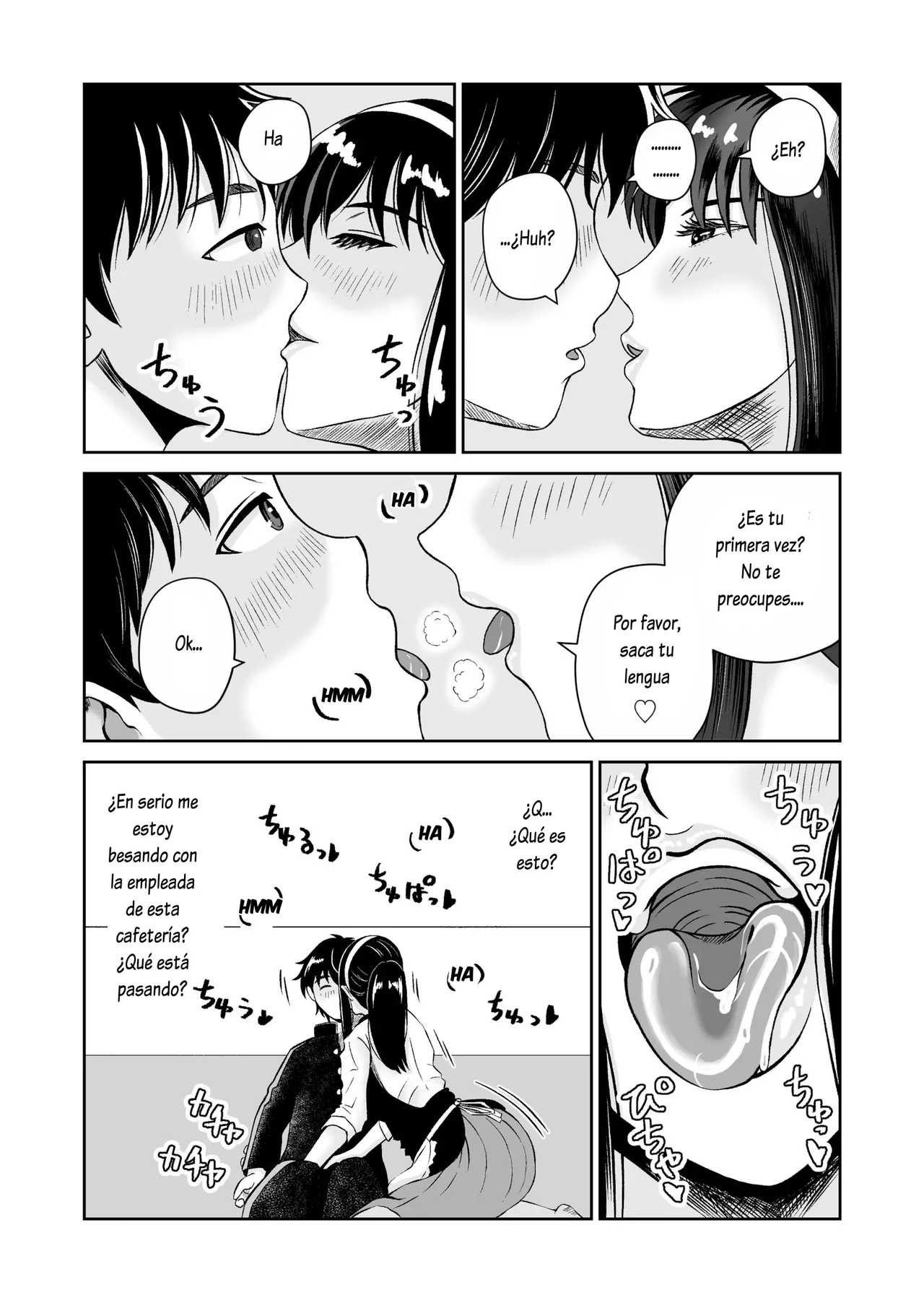 Osananajimi to Hajimete no H na Cafe Masaka no NTR!? page 8 full