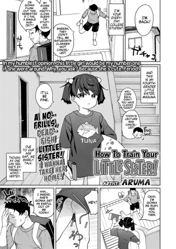 Maguro Imouto wo Ikikatsu! | How to Train your Little Sister! cover