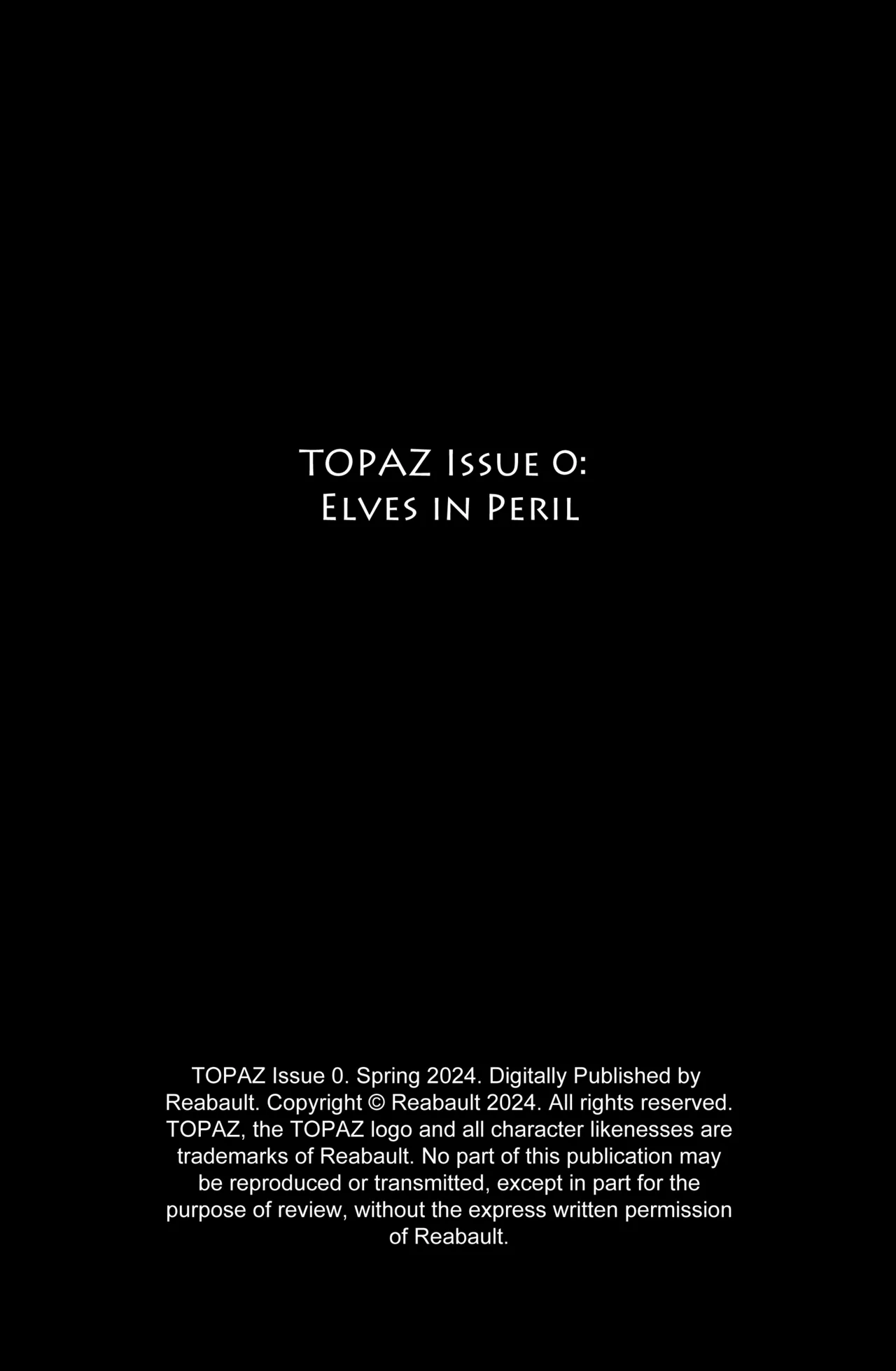 TOPAZ : Elves in Peril page 2 full