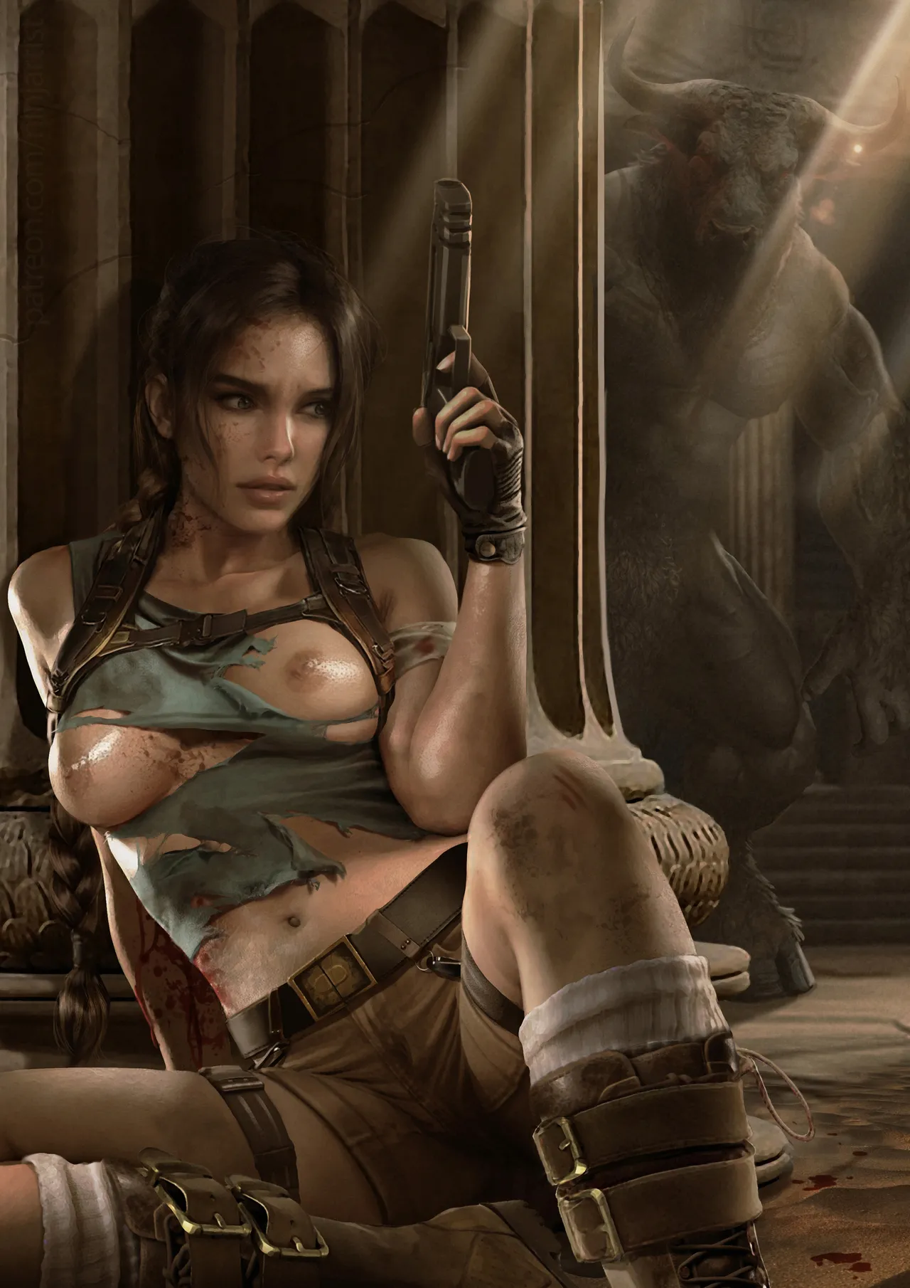 Lara &amp; The Minotaur page 2 full