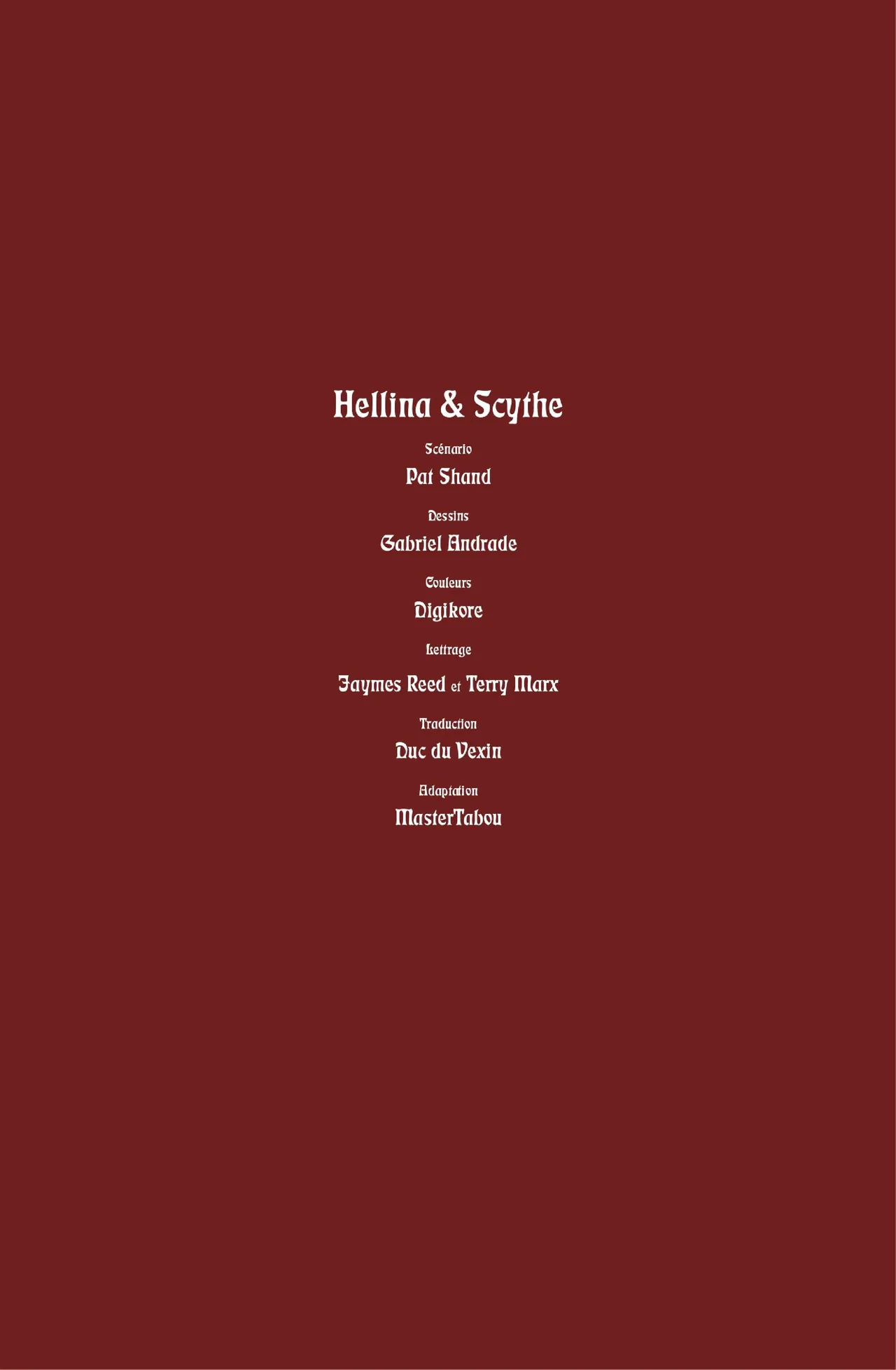 Hellina Tome 02 Hellina Scythe page 7 full