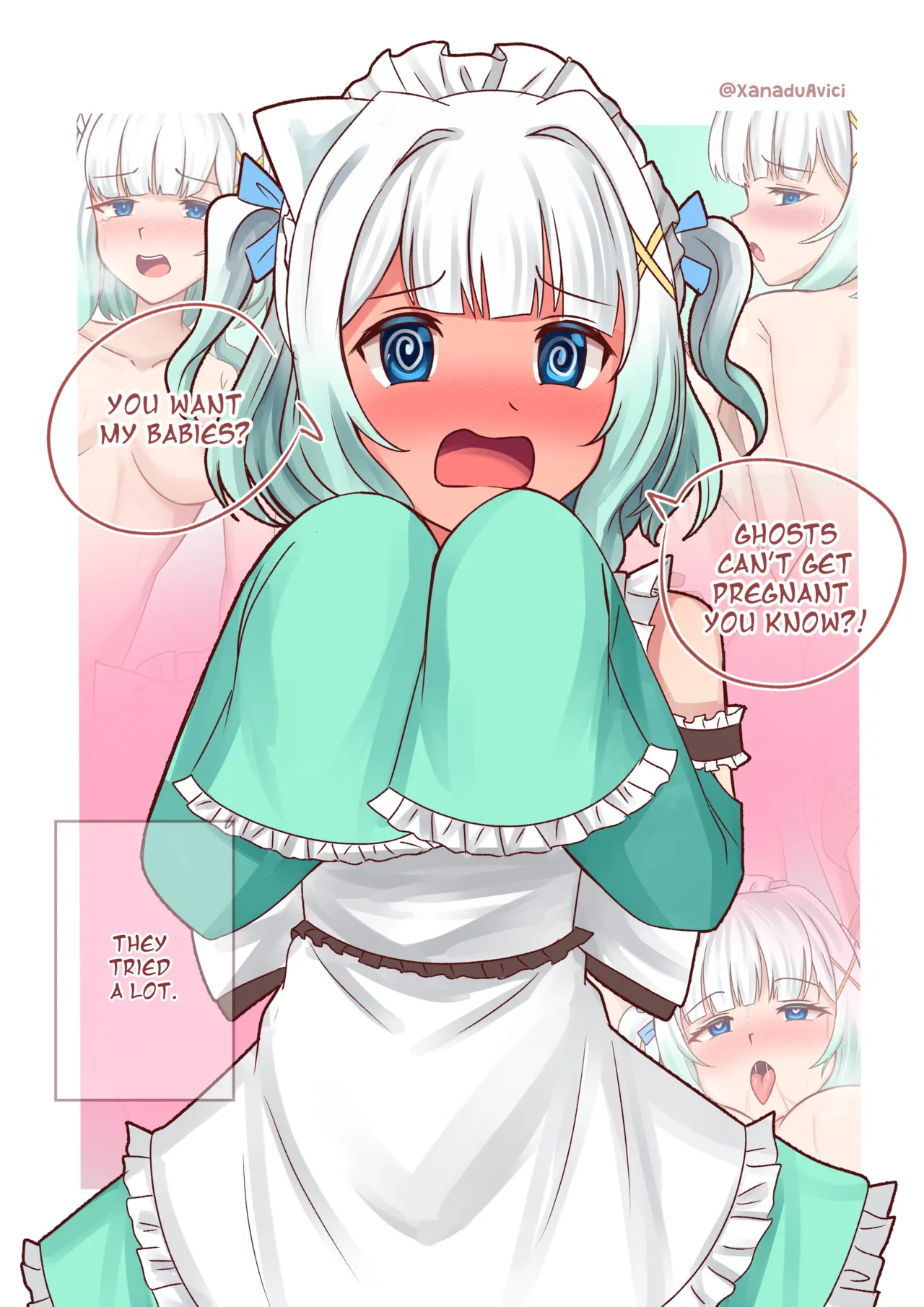 Maid Mint Fantome Patreon Collection page 1 full