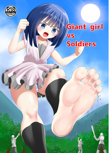 Giant Girl vs Soldiers cover