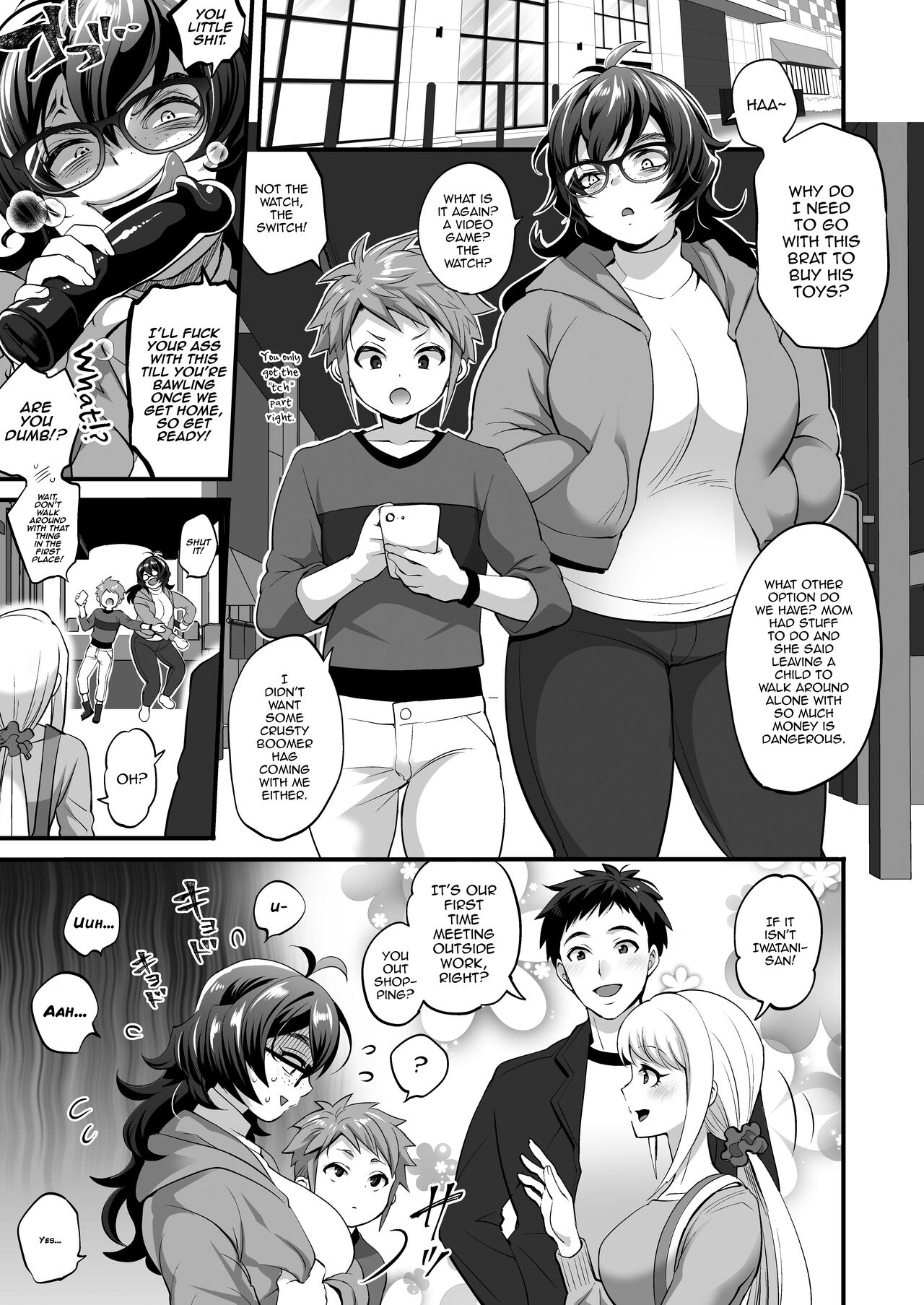 Futanari Oba x Oi page 9 full