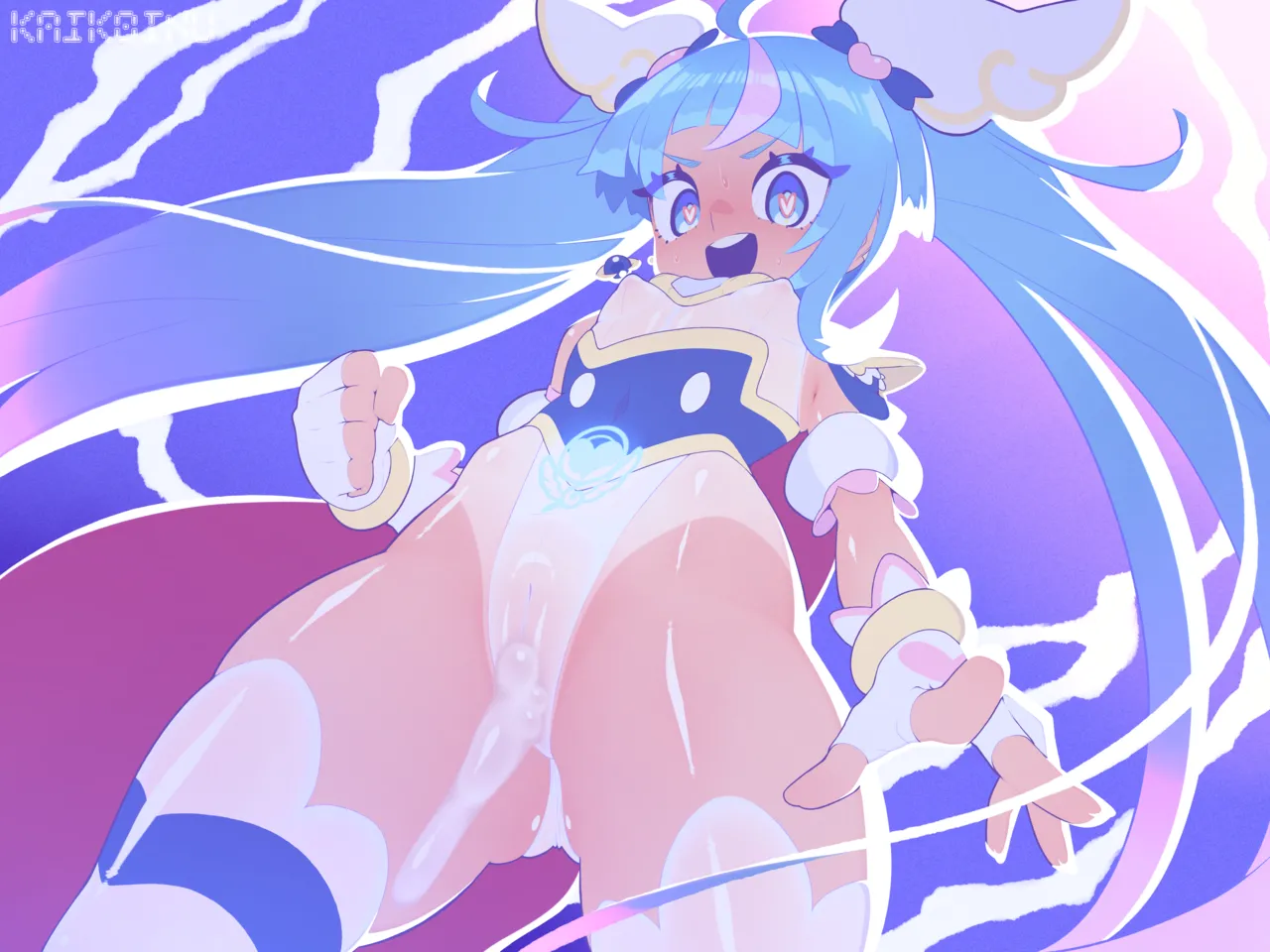 High Leg Leotard Cure Sky page 10 full