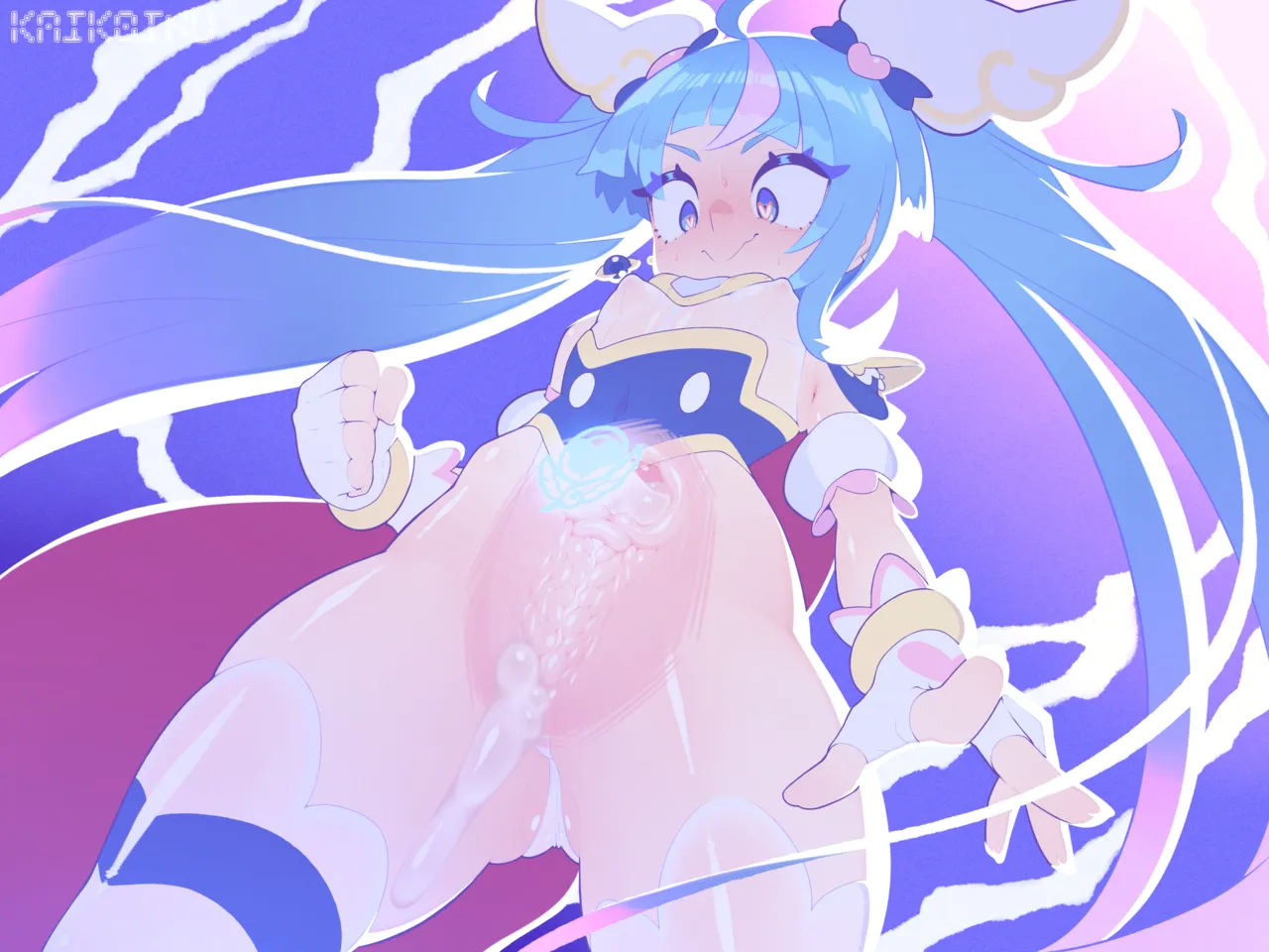 High Leg Leotard Cure Sky page 4 full