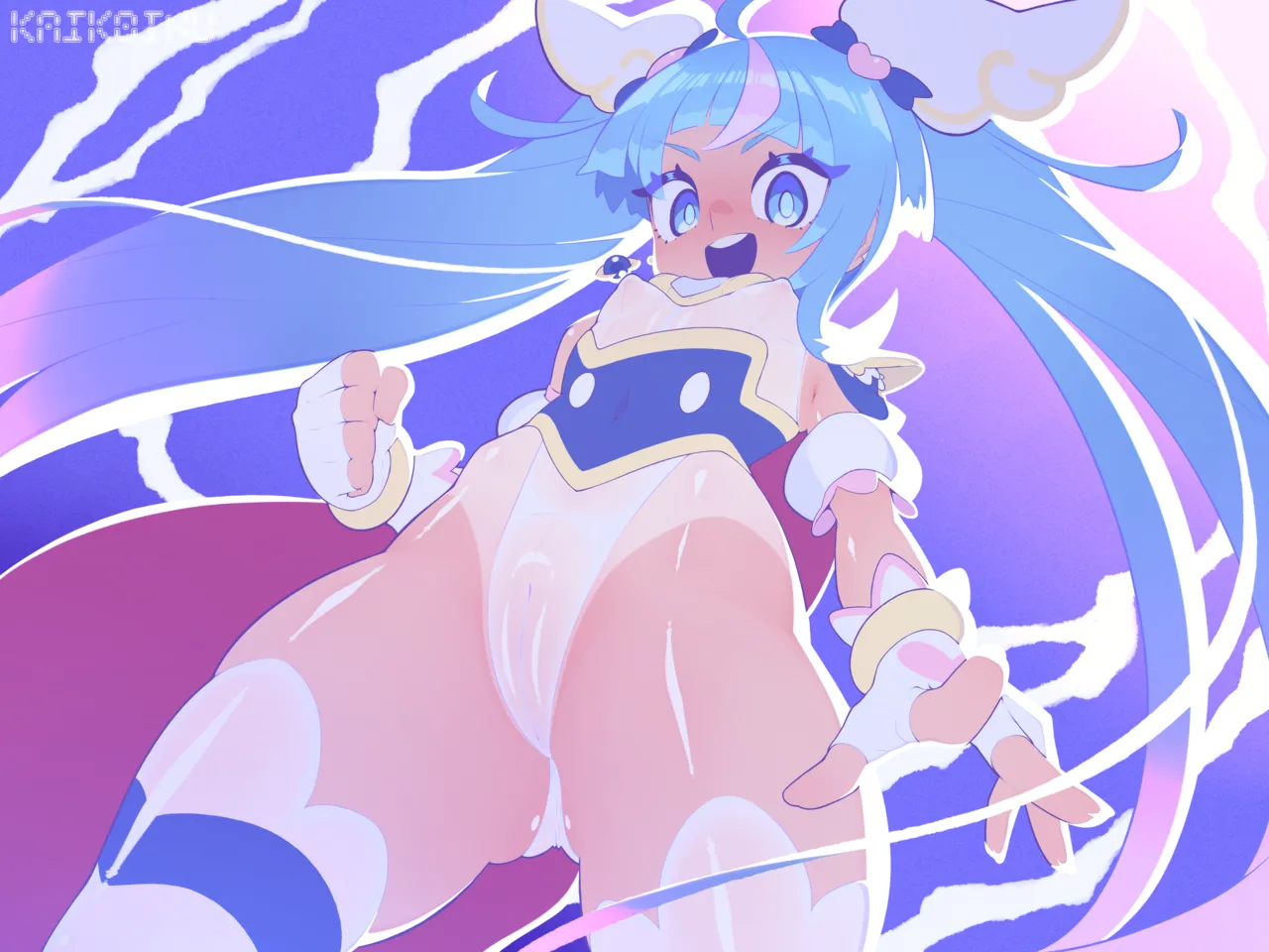 High Leg Leotard Cure Sky page 6 full