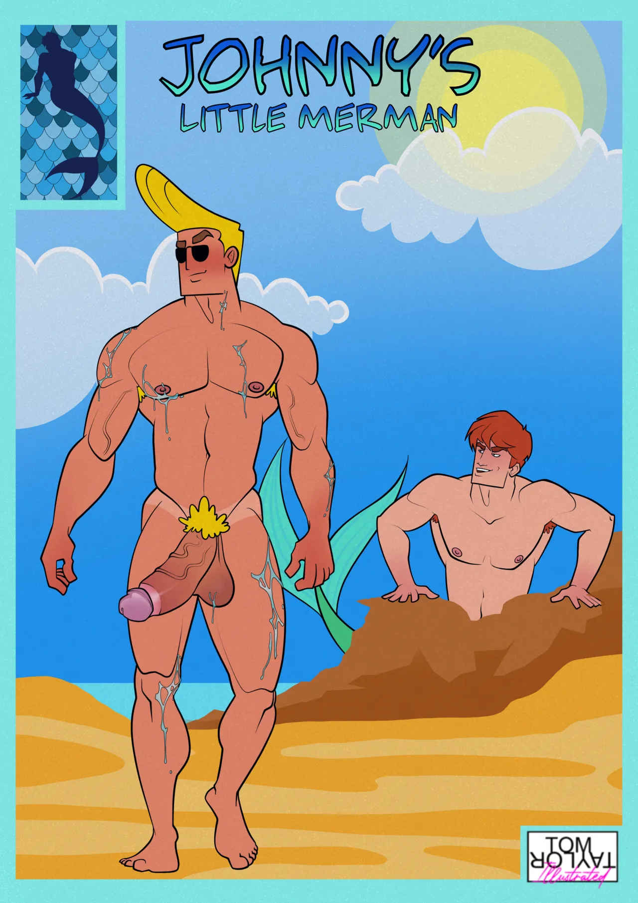 Johnny’s little merman page 1 full